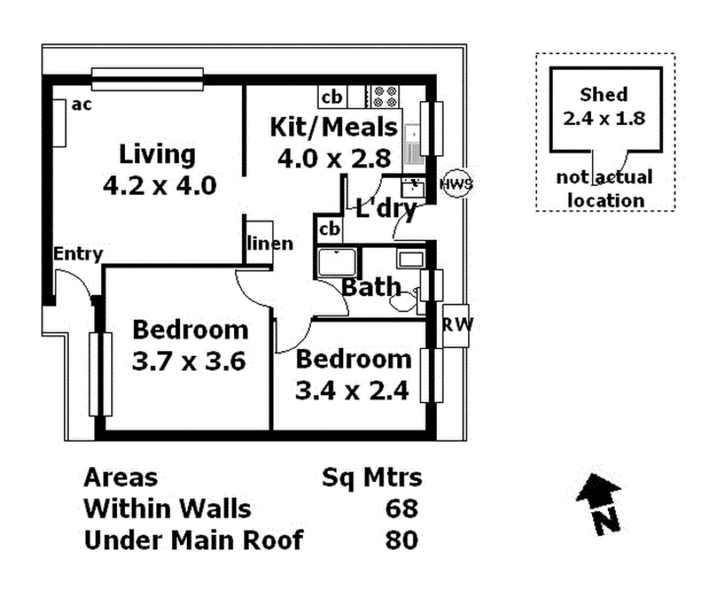 Floorplan of Homely unit listing, 4/13 Victoria Crescent, Mount Barker SA 5251