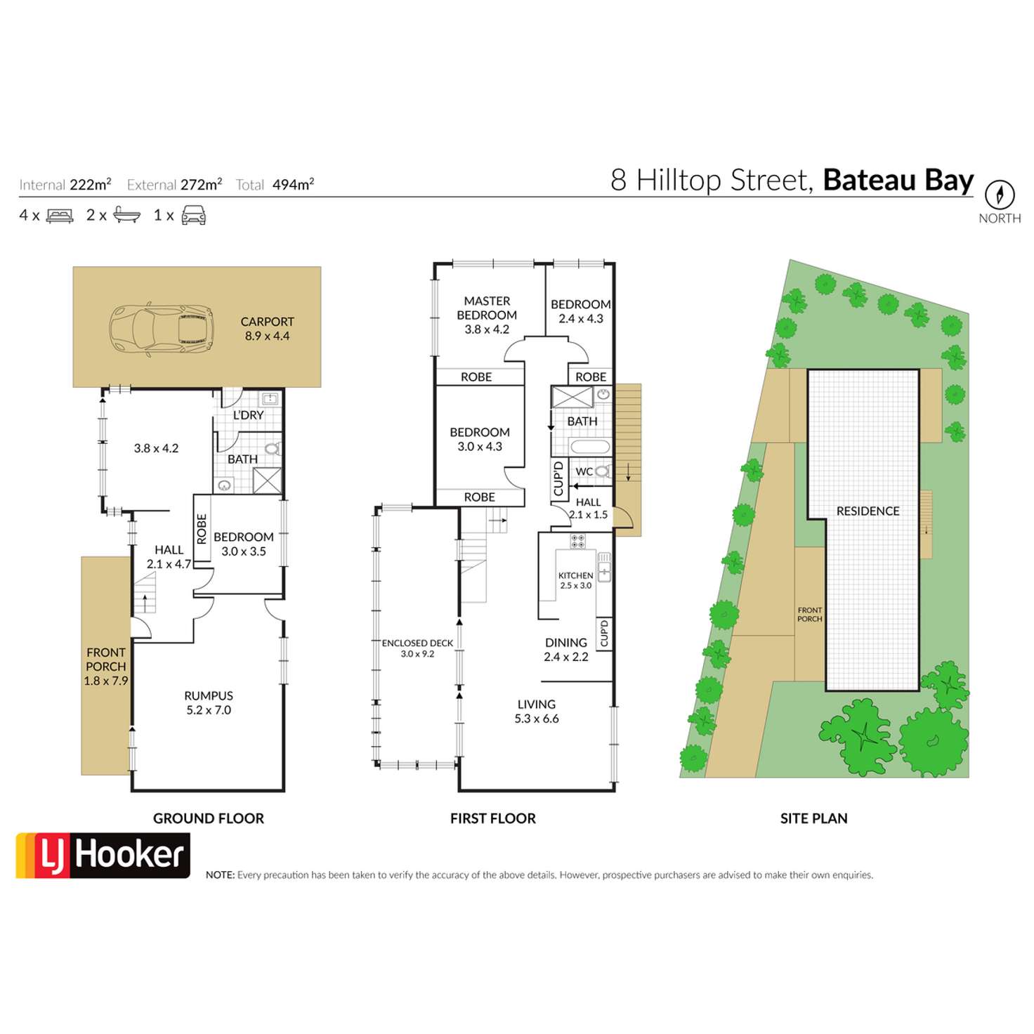 Floorplan of Homely house listing, 8 Hilltop Street, Bateau Bay NSW 2261