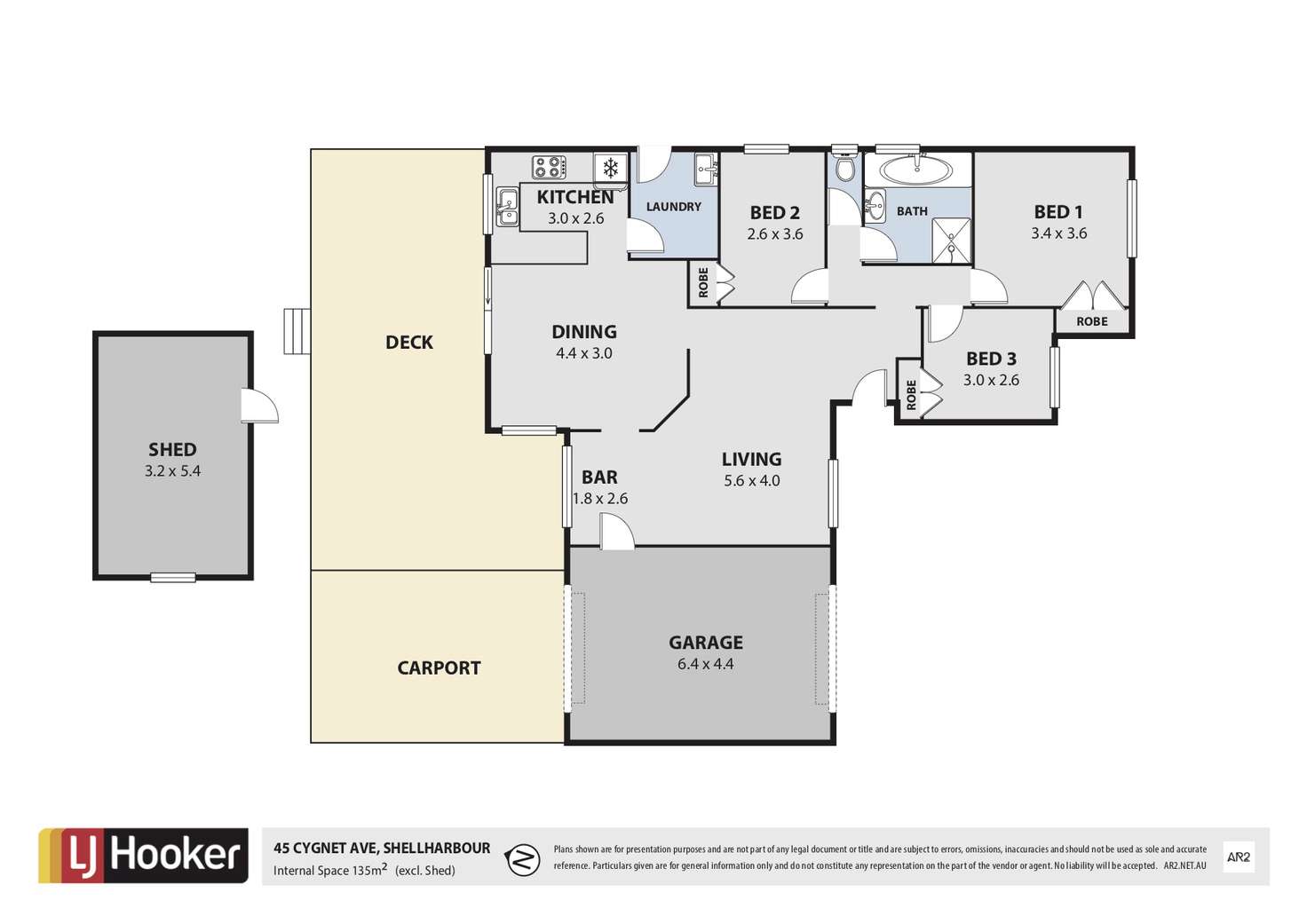 Floorplan of Homely house listing, 45 Cygnet Avenue, Blackbutt NSW 2529