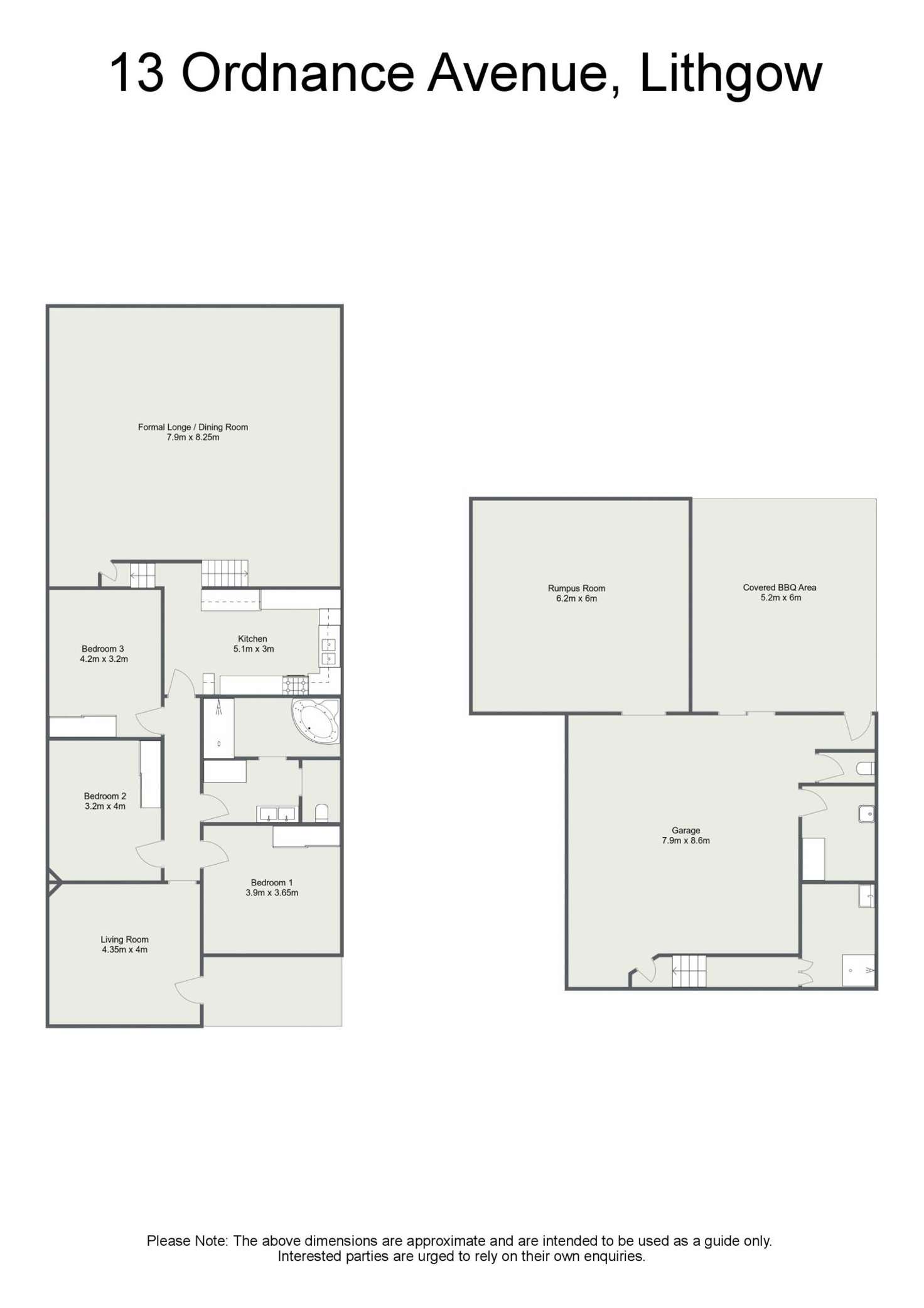Floorplan of Homely house listing, 13 Ordnance Avenue, Lithgow NSW 2790