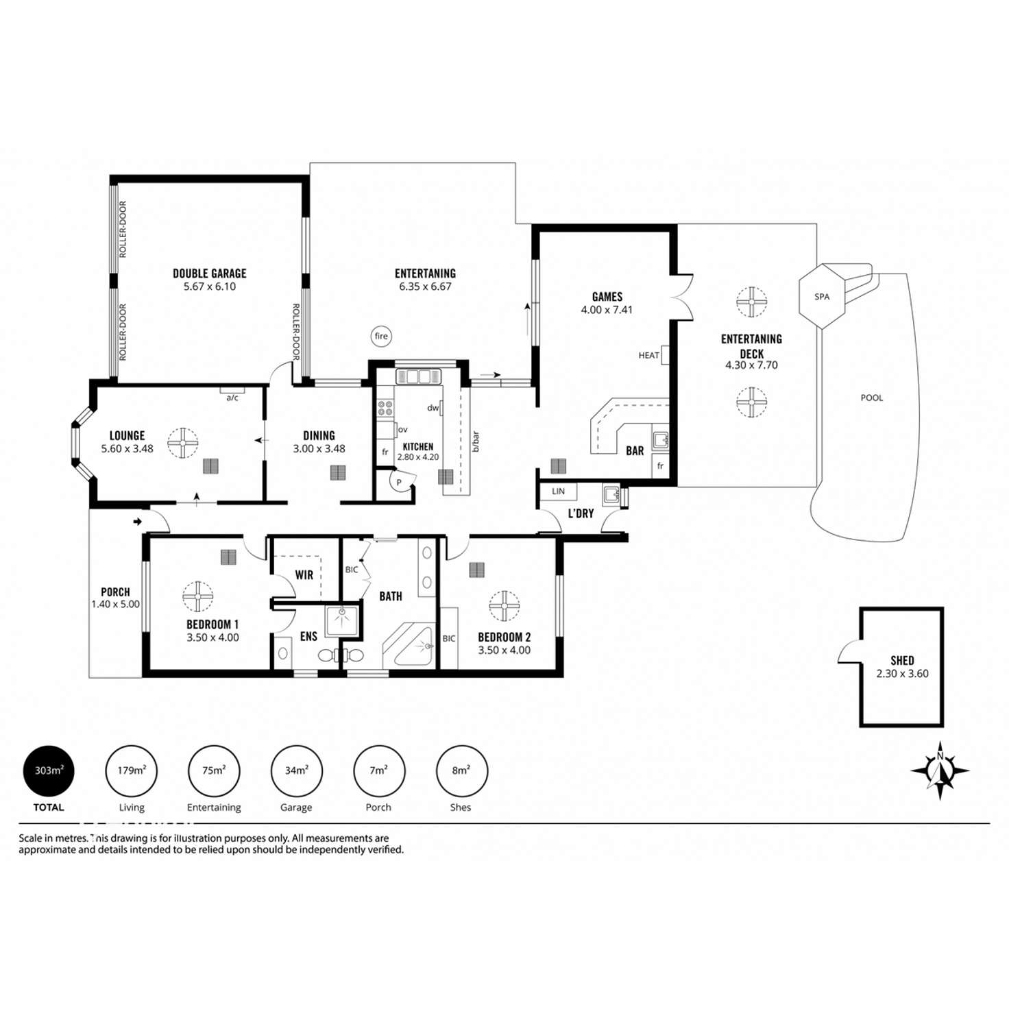 Floorplan of Homely house listing, 7 Farnsworth Drive, Morphett Vale SA 5162