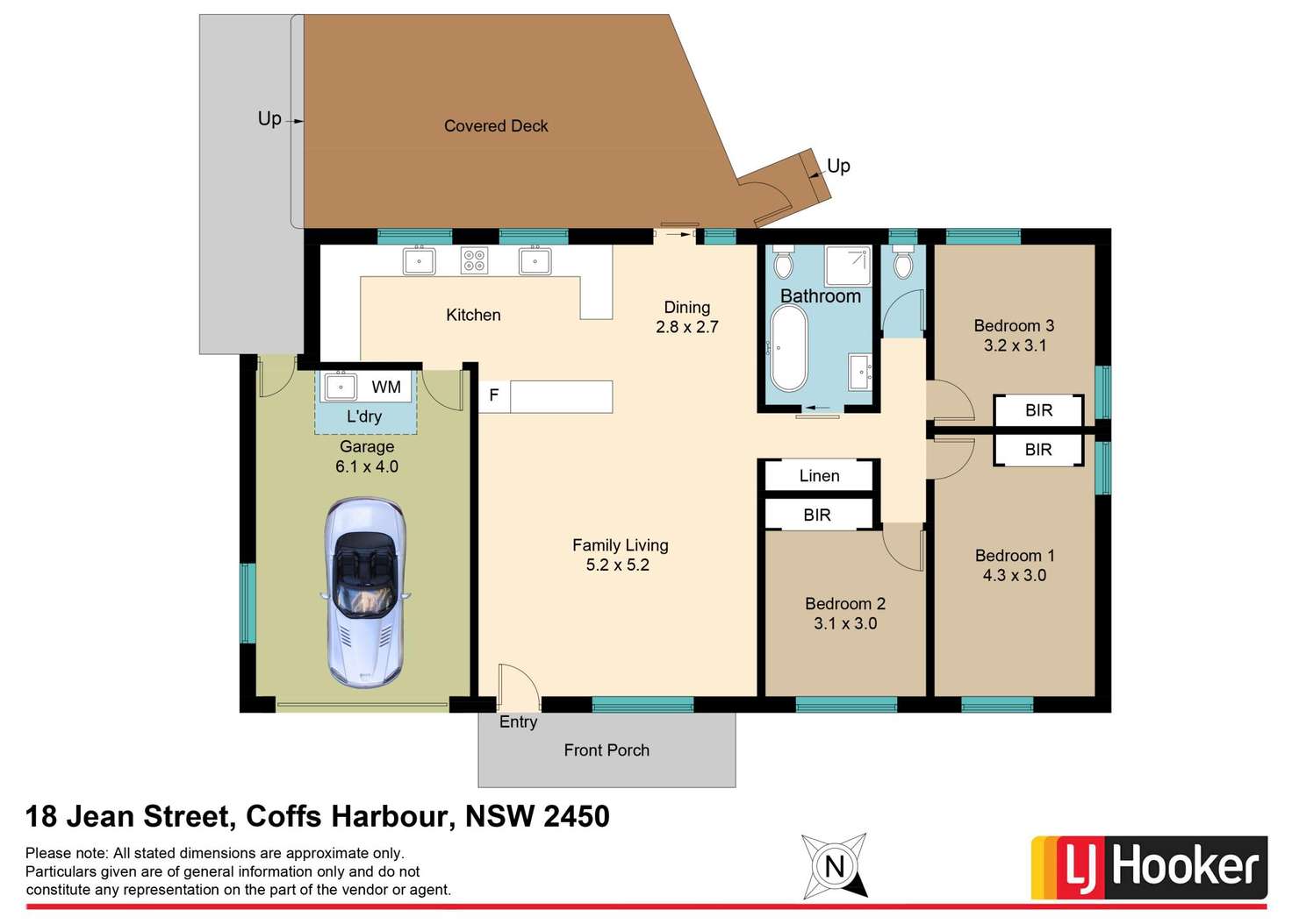 Floorplan of Homely house listing, 18 Jean Street, Coffs Harbour NSW 2450