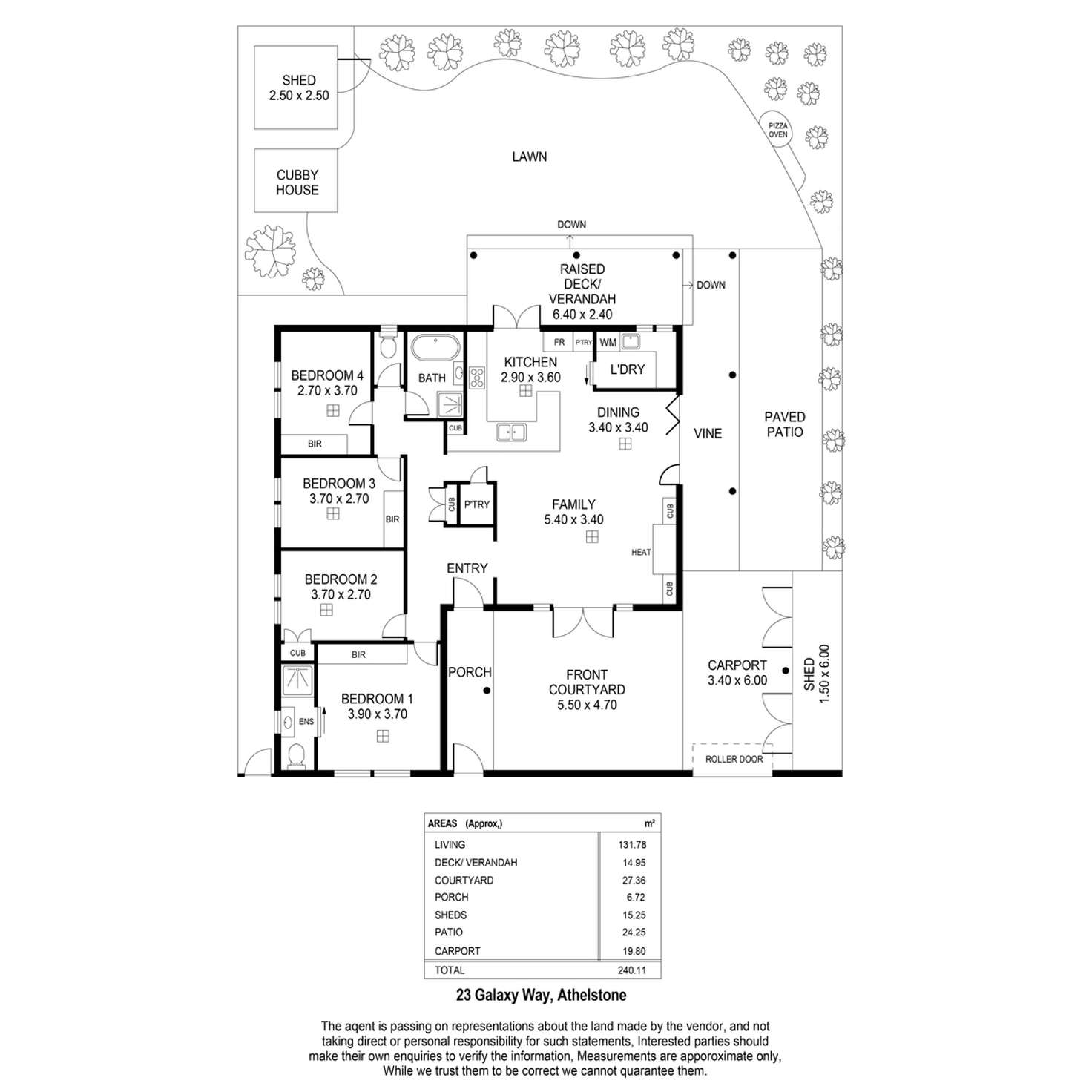 Floorplan of Homely house listing, 23 Galaxy Way, Athelstone SA 5076