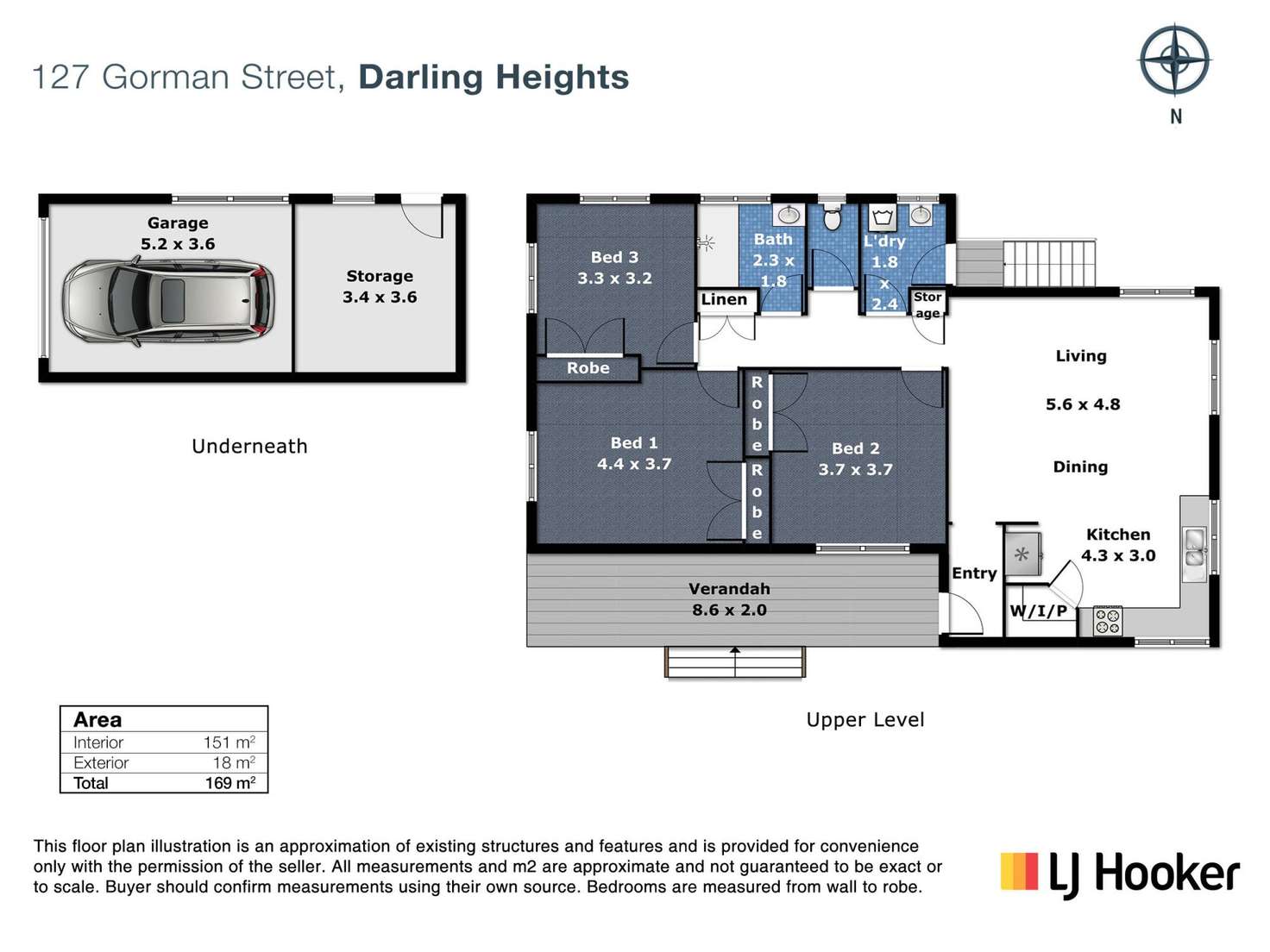 Floorplan of Homely house listing, 127 Gorman Street, Darling Heights QLD 4350