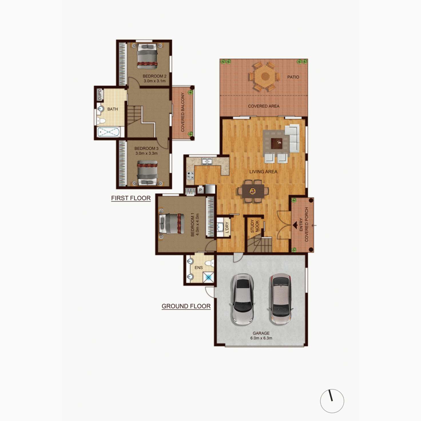 Floorplan of Homely house listing, 43A Mueller Street, Yarralumla ACT 2600