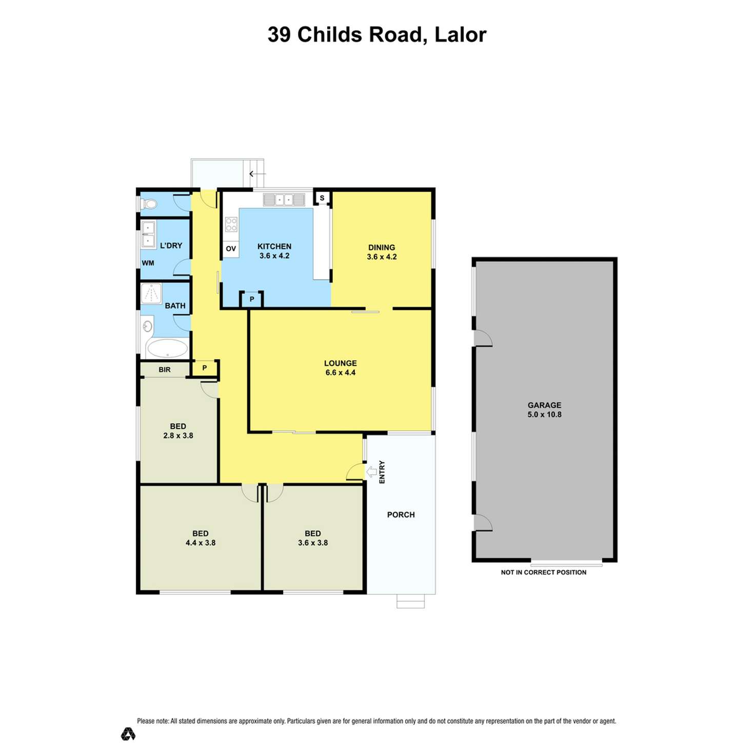 Floorplan of Homely house listing, 39 Childs Road, Lalor VIC 3075