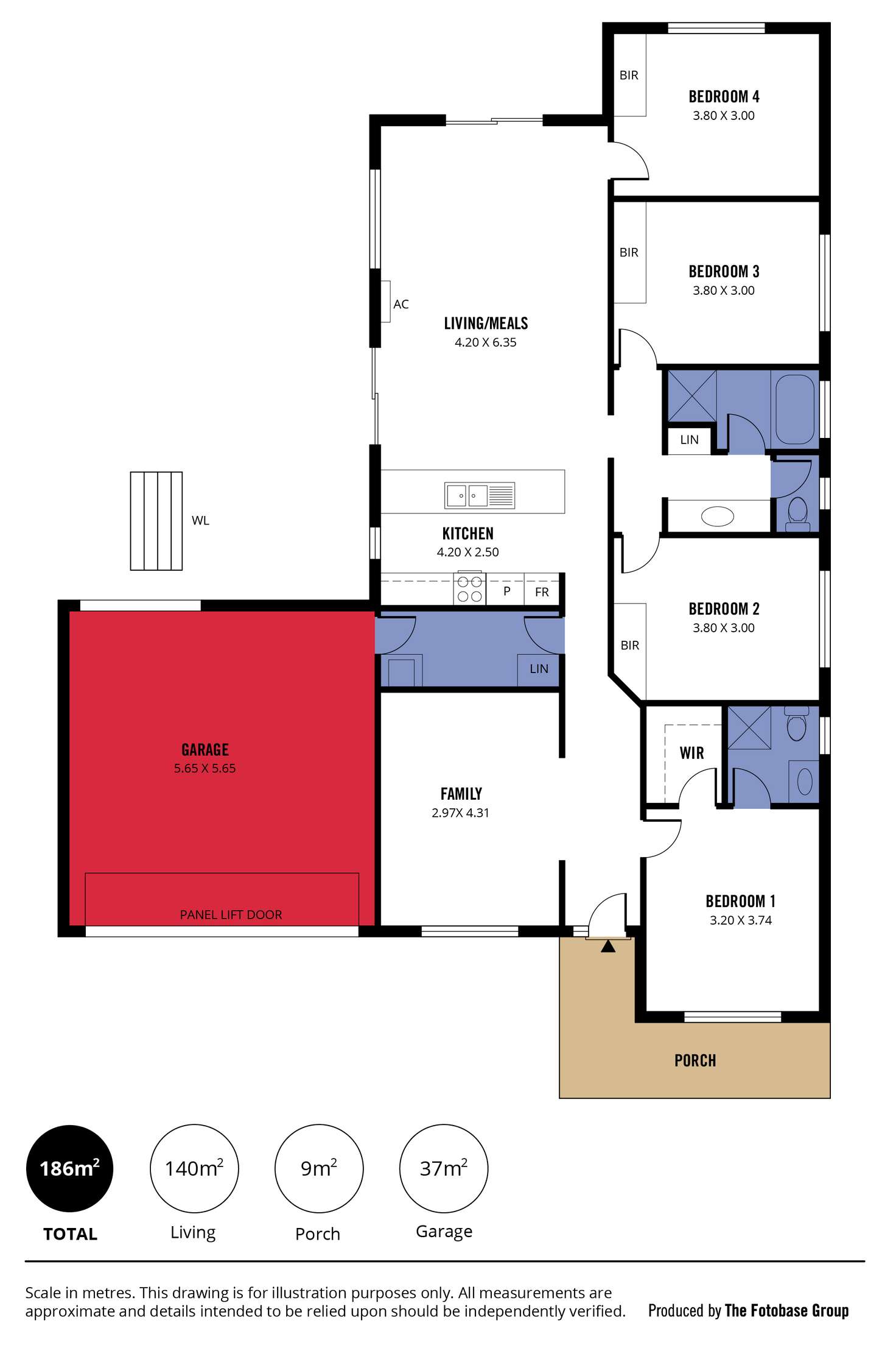 Floorplan of Homely house listing, 3 Burton Bank, Aldinga Beach SA 5173