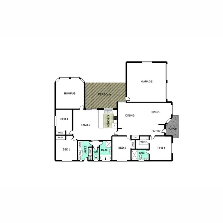 Floorplan of Homely house listing, 13 Goodhart Crescent, Dunlop ACT 2615