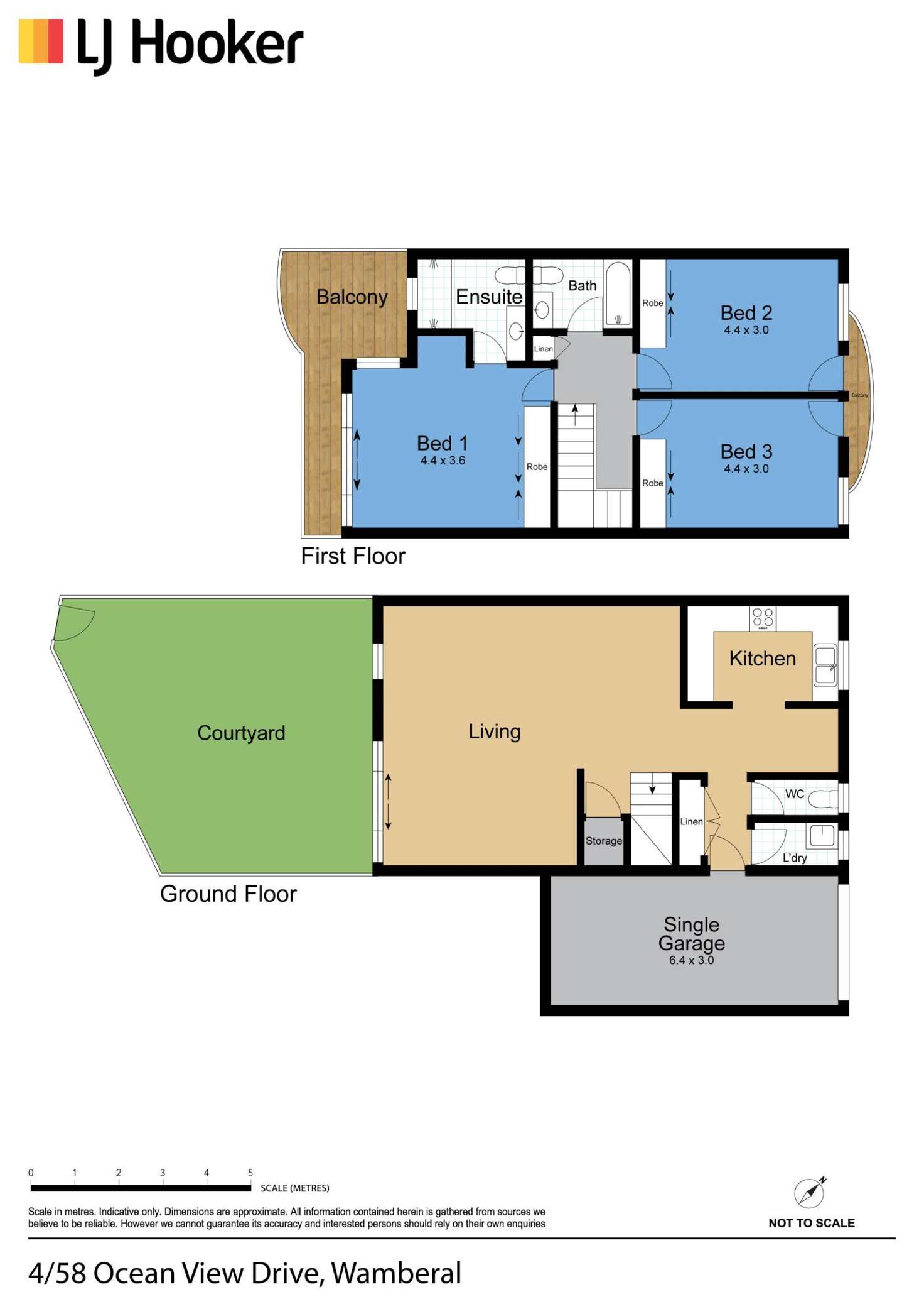 Floorplan of Homely townhouse listing, 4/58 Ocean View Drive, Wamberal NSW 2260