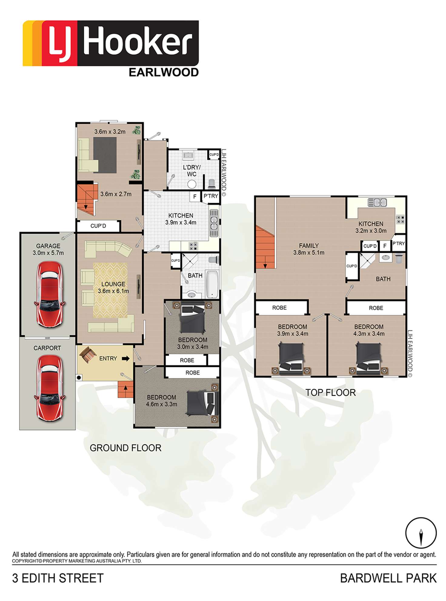 Floorplan of Homely house listing, 3 Edith Street, Bardwell Park NSW 2207