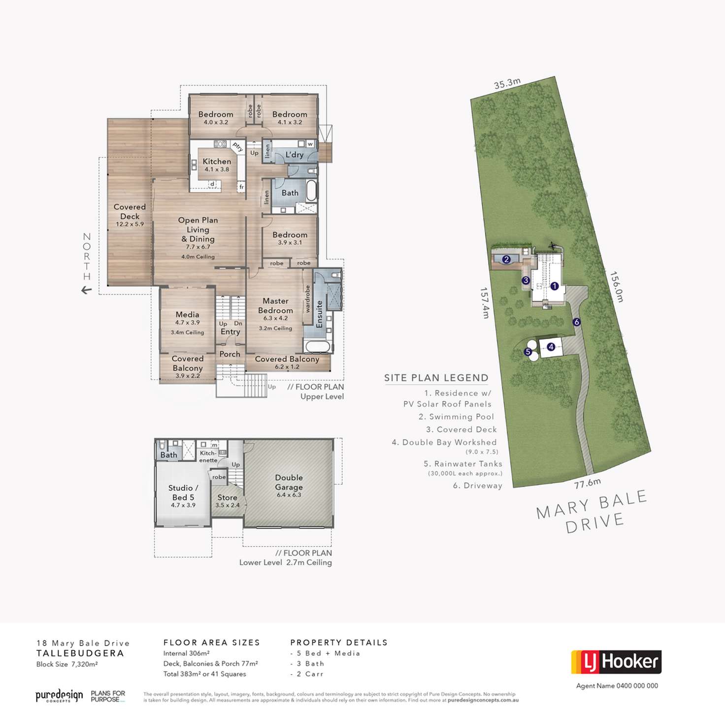 Floorplan of Homely house listing, 18 Mary Bale Drive, Tallebudgera QLD 4228