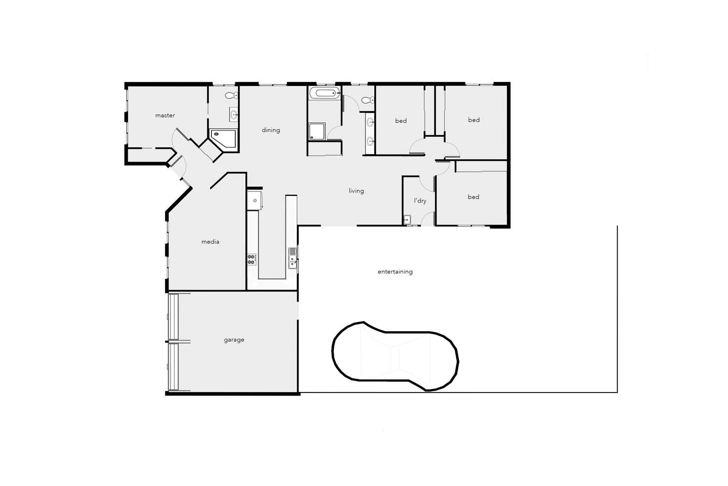 Floorplan of Homely house listing, 6 Byers Street, Edmonton QLD 4869