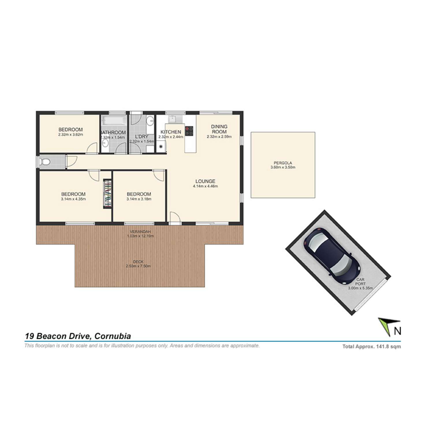 Floorplan of Homely house listing, 19 Beacon Drive, Cornubia QLD 4130