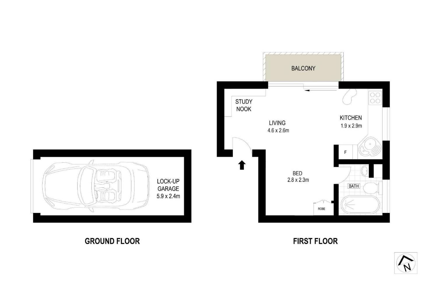 Floorplan of Homely apartment listing, 4/660 Barrenjoey Road, Avalon Beach NSW 2107