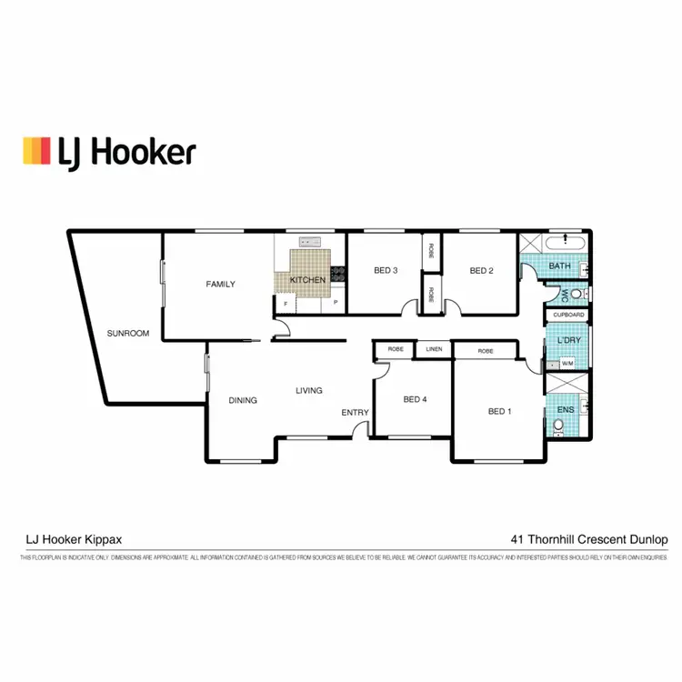 Floorplan of Homely house listing, 41 Thornhill Crescent, Dunlop ACT 2615
