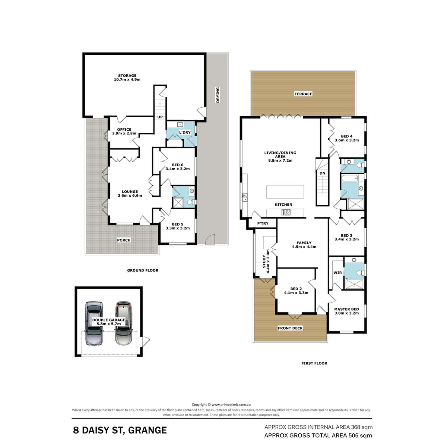 Floorplan of Homely house listing, 8 Daisy Street, Grange QLD 4051