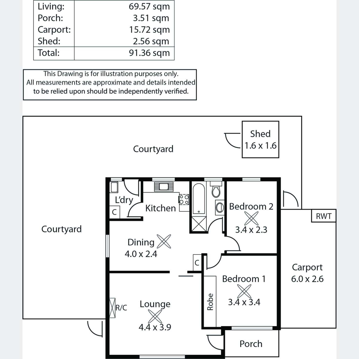 Floorplan of Homely house listing, 5/1-5 Carnarvon Terrace, Largs North SA 5016