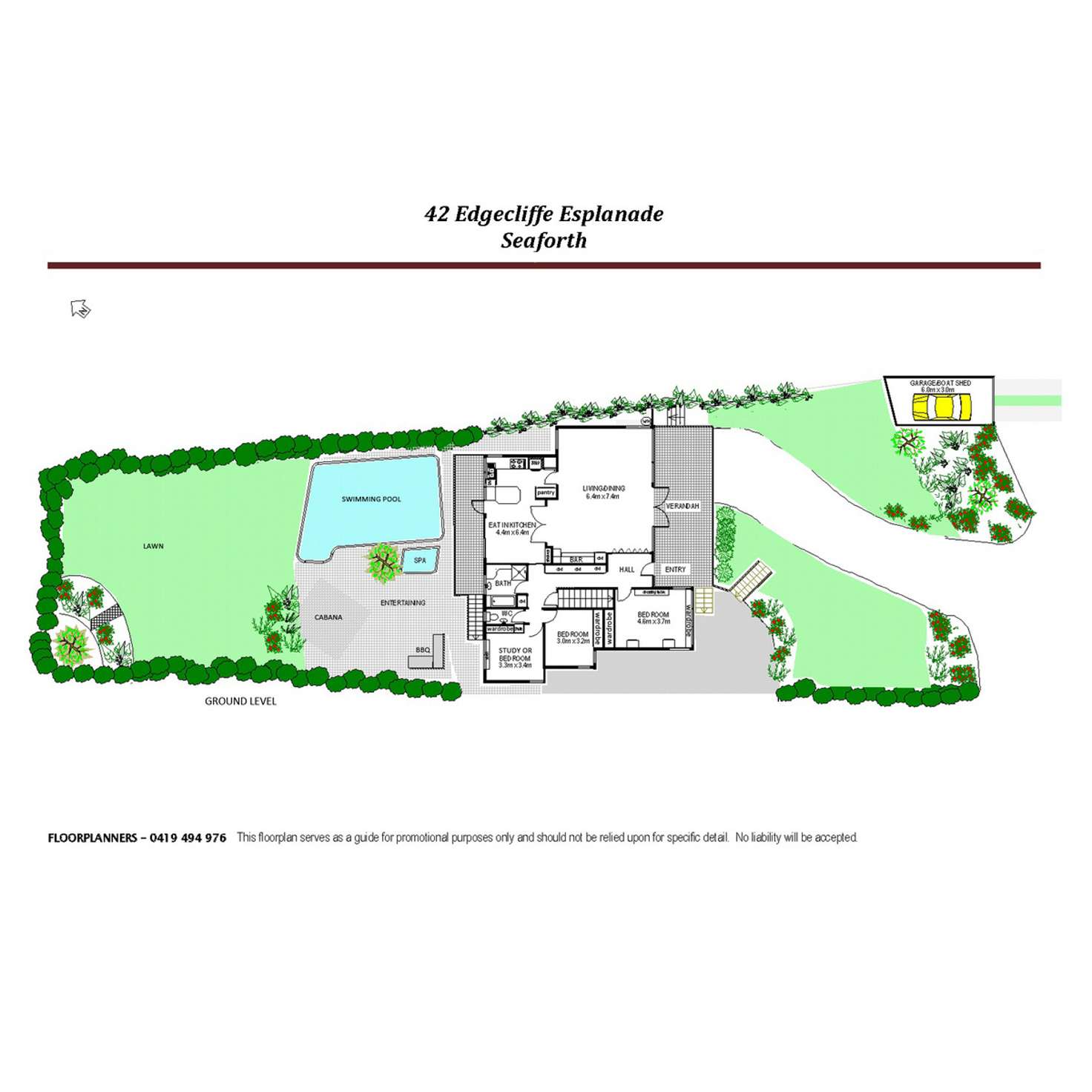 Floorplan of Homely house listing, 42 Edgecliffe Esplanade, Seaforth NSW 2092