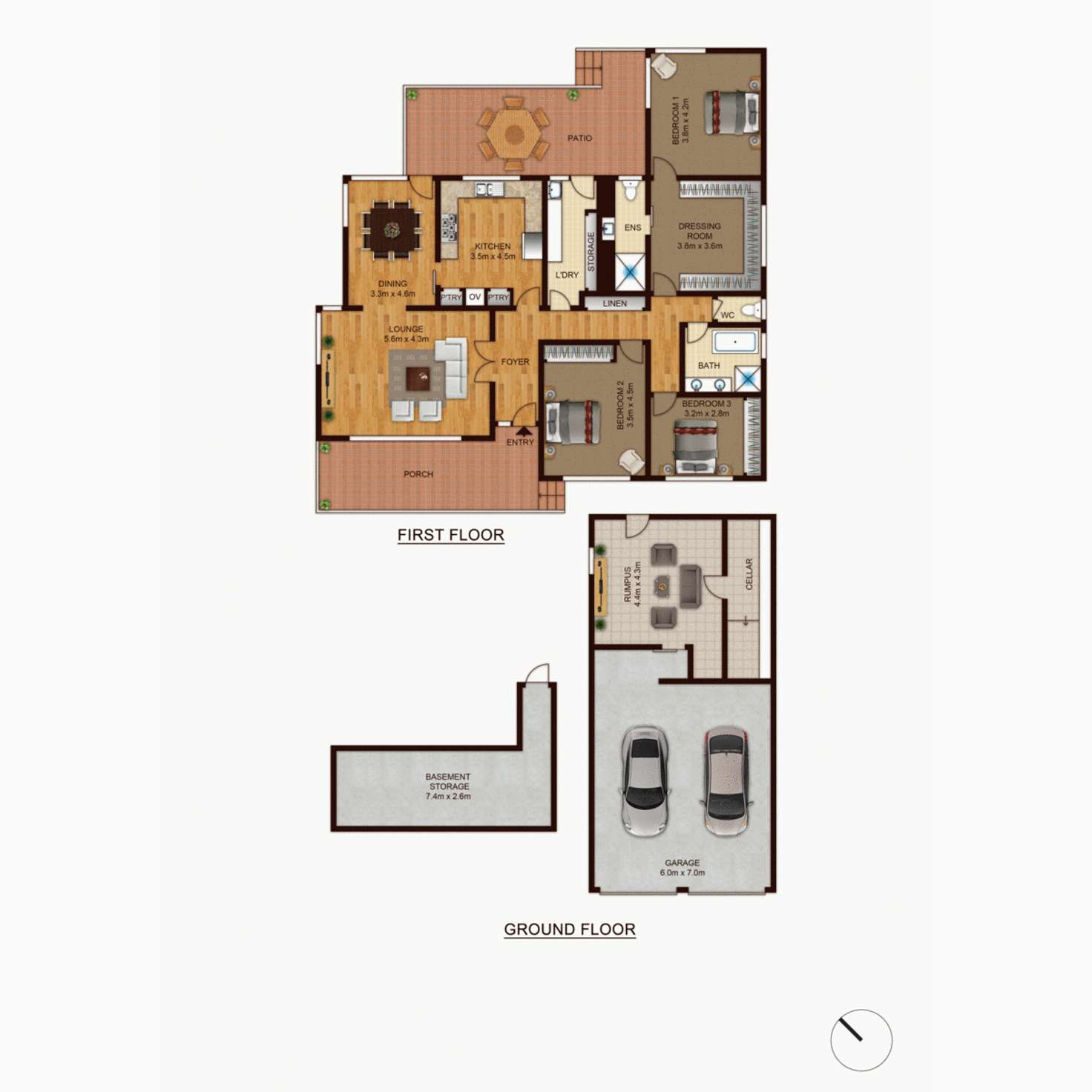 Floorplan of Homely house listing, 46 Beagle Street, Red Hill ACT 2603