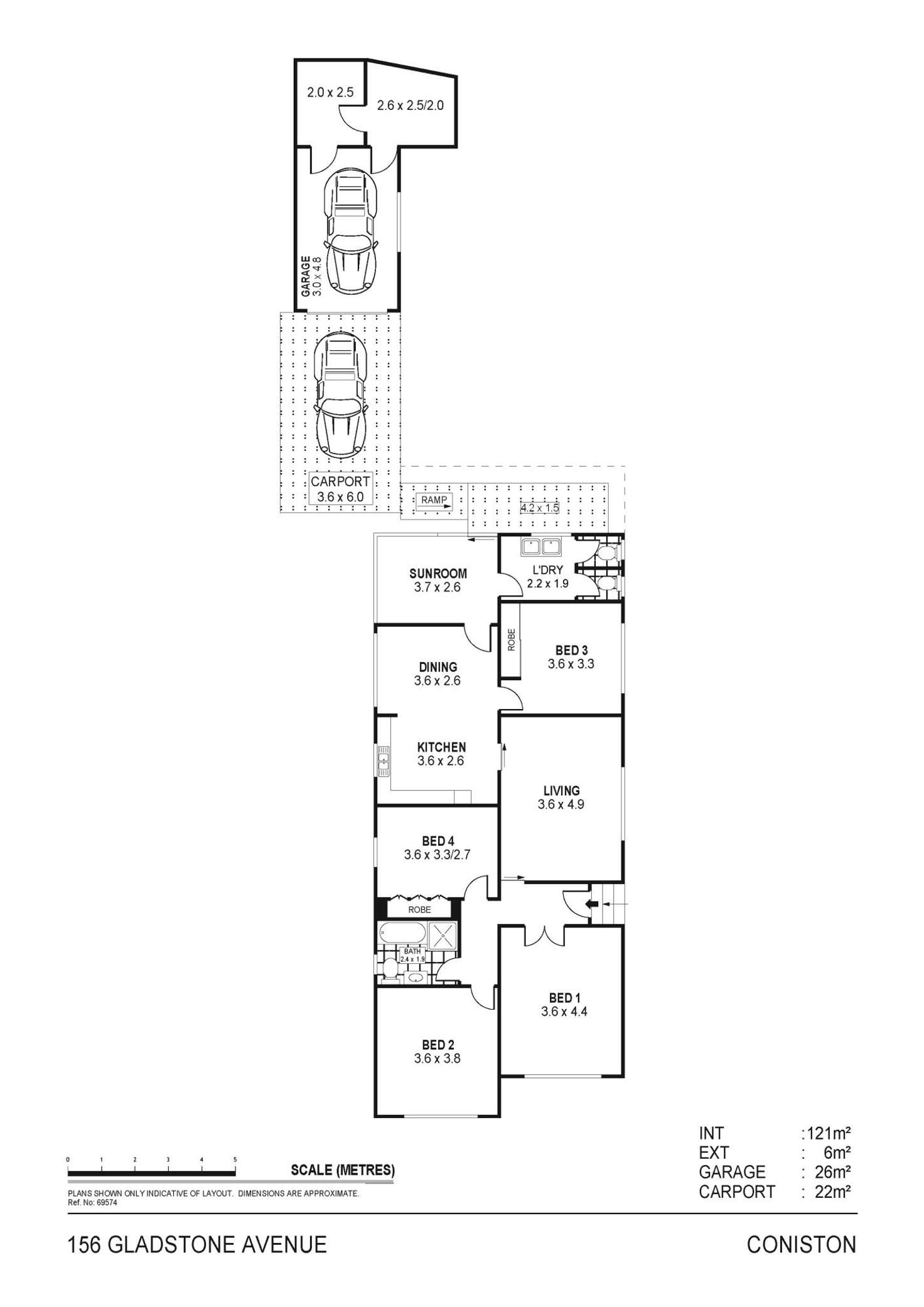 Floorplan of Homely house listing, 156 Gladstone Avenue, Coniston NSW 2500