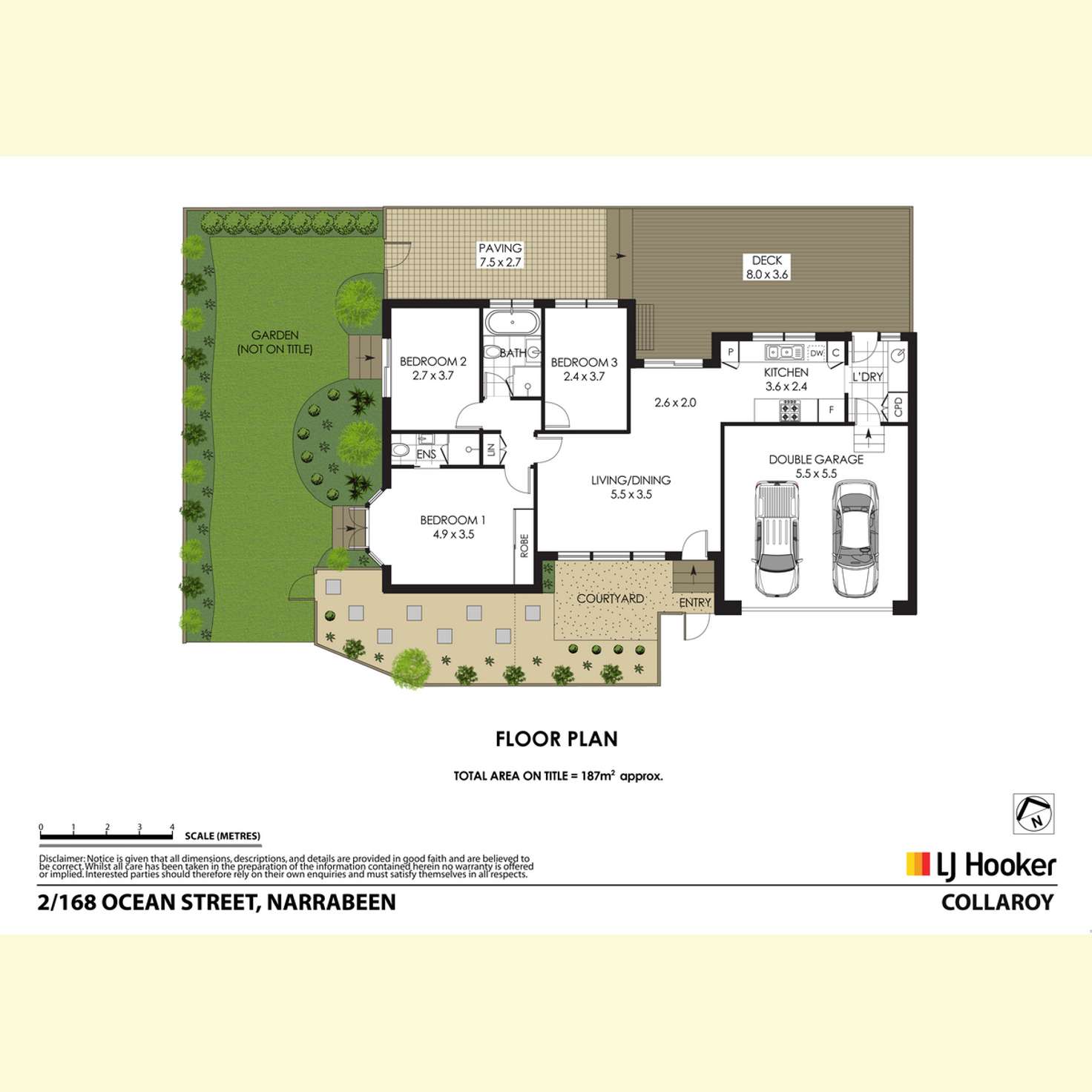 Floorplan of Homely townhouse listing, 2/168 Ocean Street, Narrabeen NSW 2101