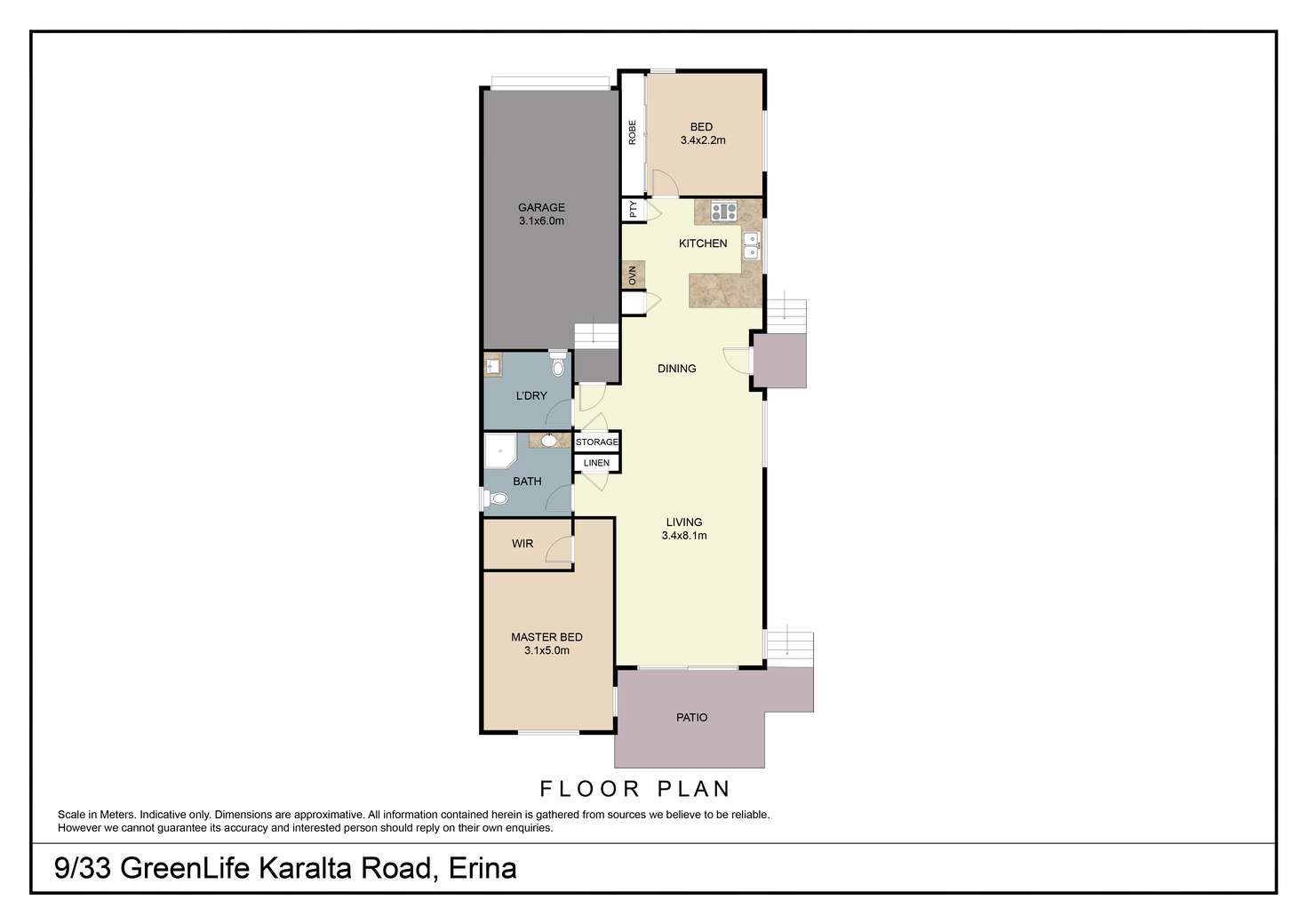 Floorplan of Homely retirement listing, 9/33 Karalta Road, Greenlife, Erina NSW 2250