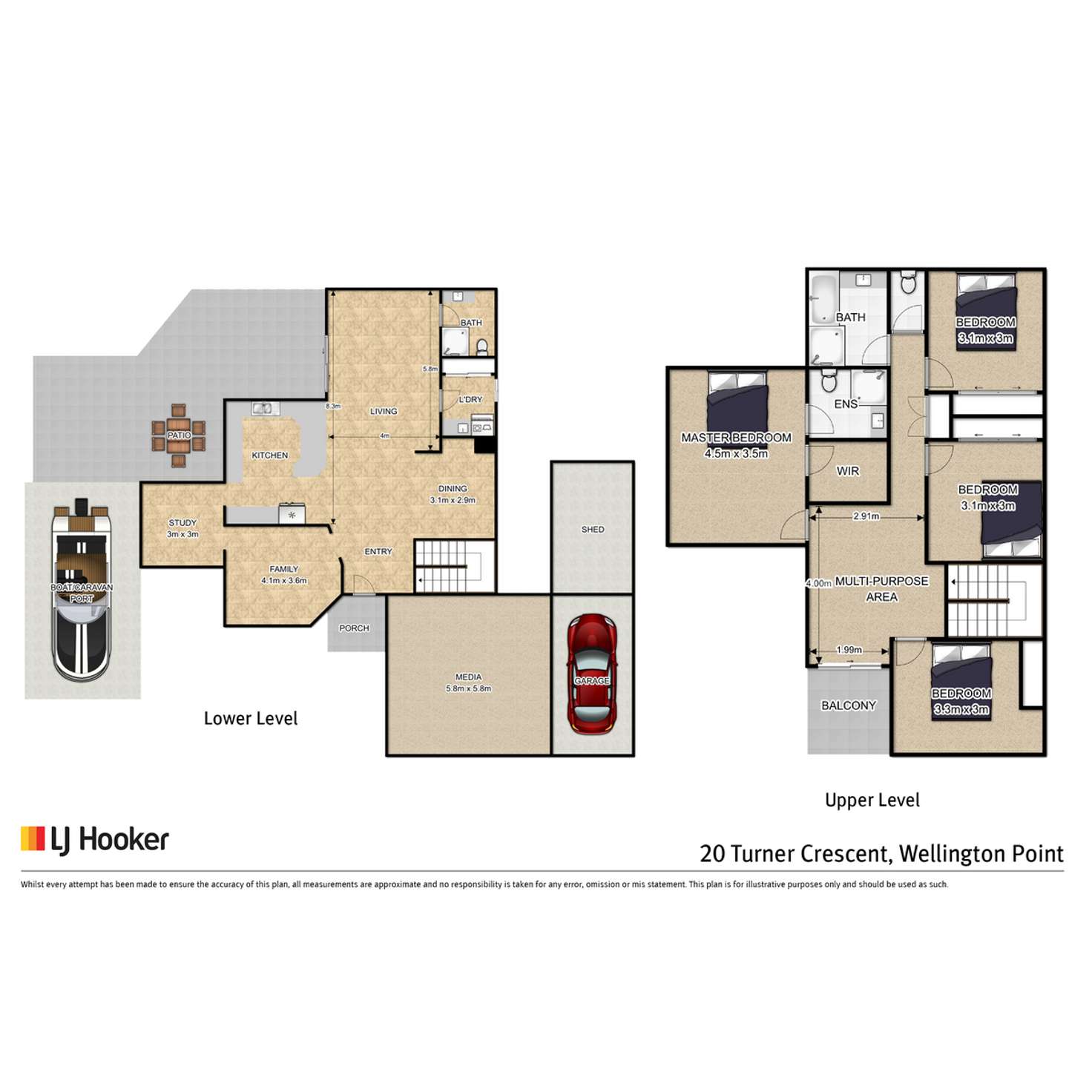 Floorplan of Homely house listing, 20 Turner Crescent, Wellington Point QLD 4160