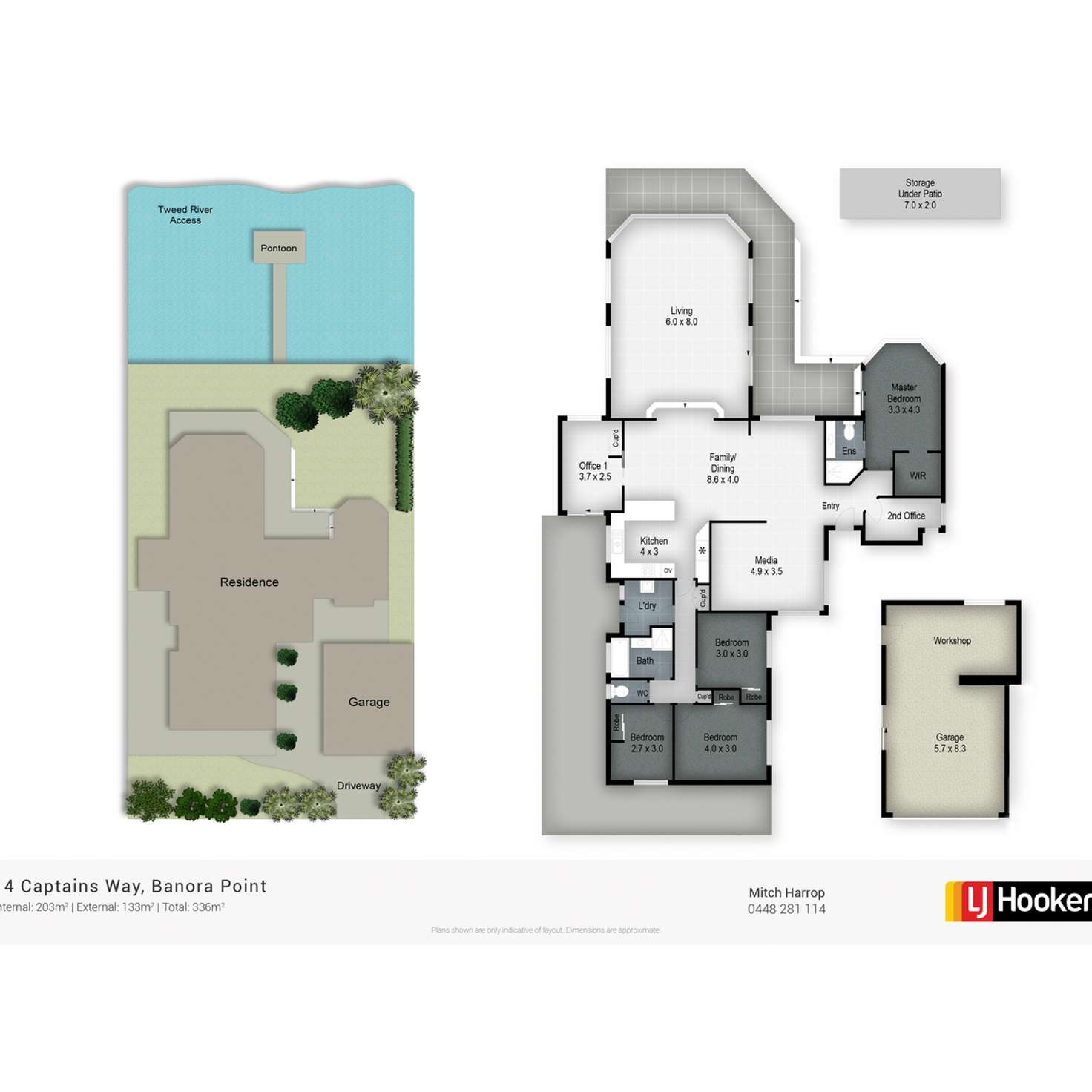 Floorplan of Homely house listing, 14 Captains Way, Banora Point NSW 2486