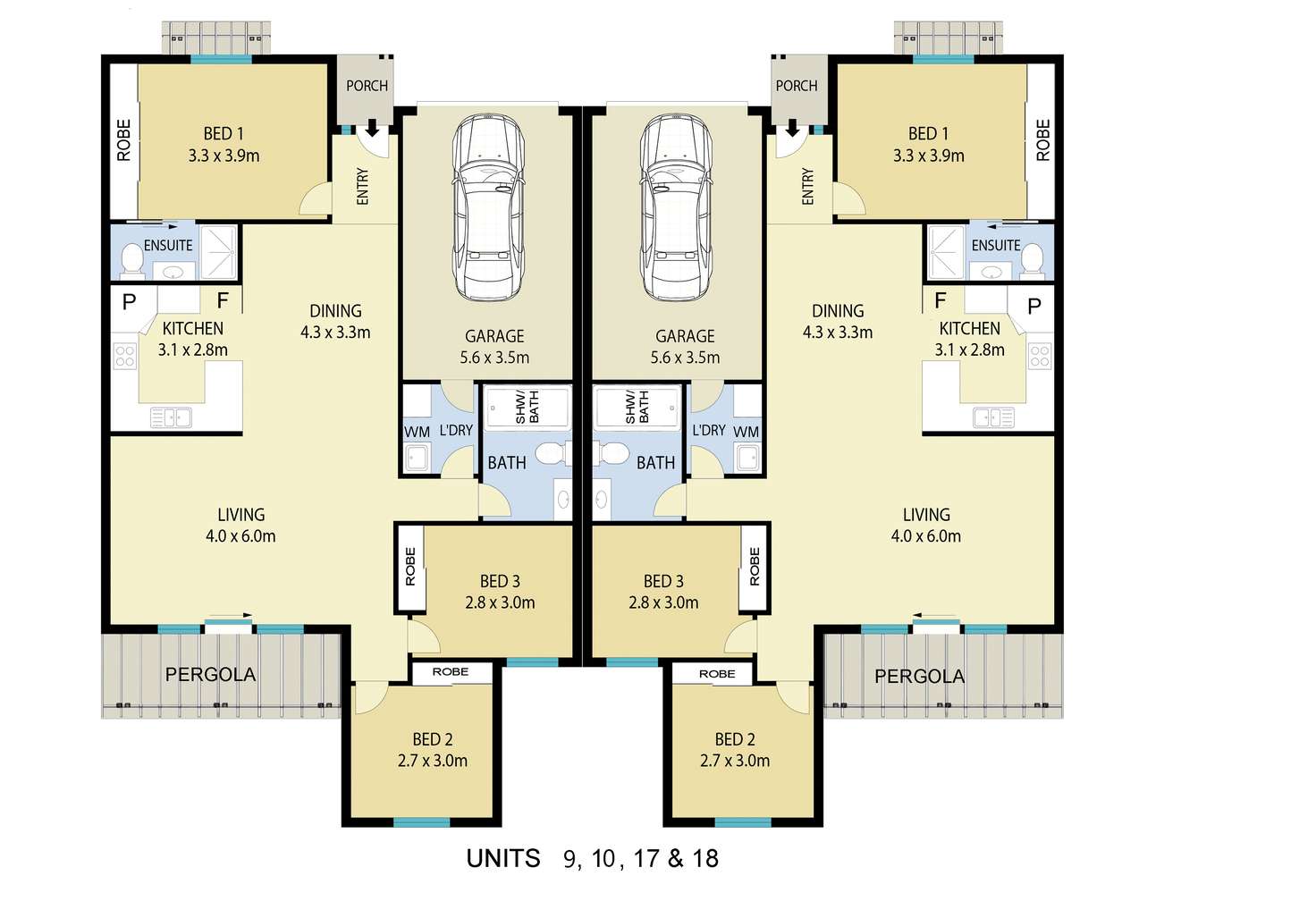 Floorplan of Homely unit listing, 9/93 Thompson Street, East Maitland NSW 2323