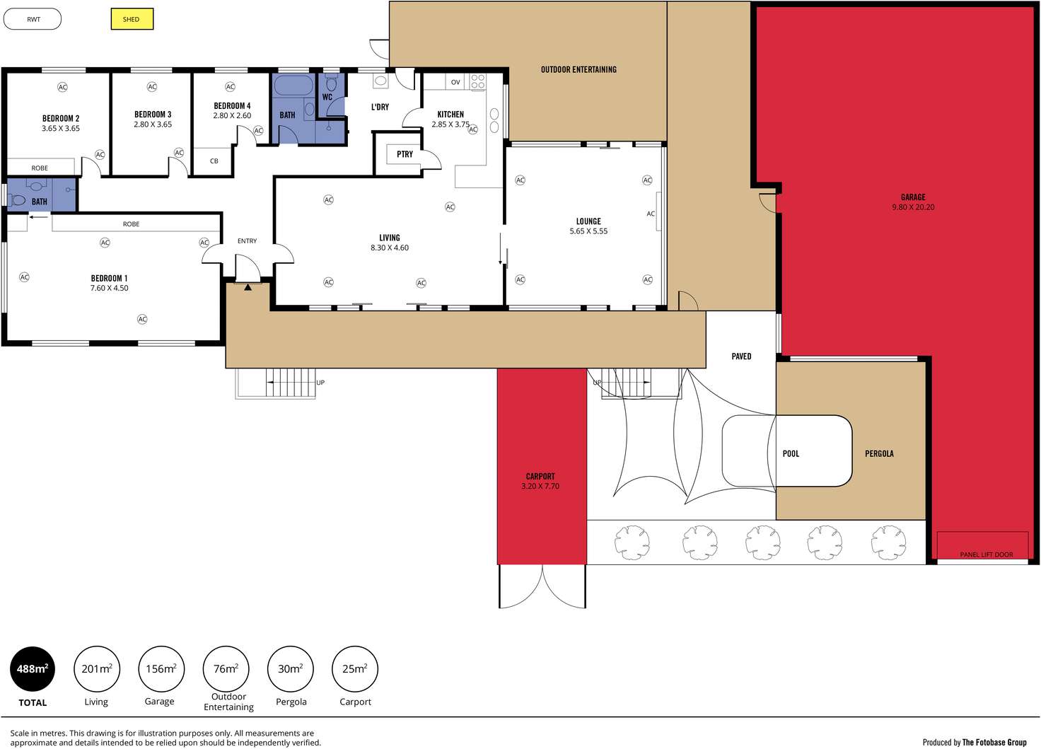 Floorplan of Homely house listing, 36 Wootoona Avenue, Christies Beach SA 5165