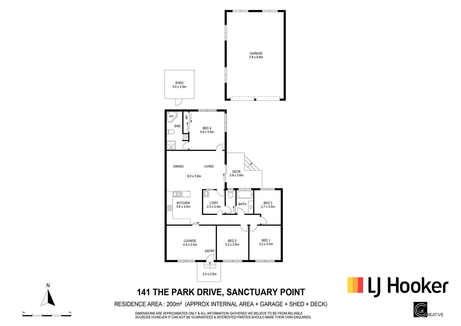 Floorplan of Homely house listing, 141 The Park Drive, Sanctuary Point NSW 2540