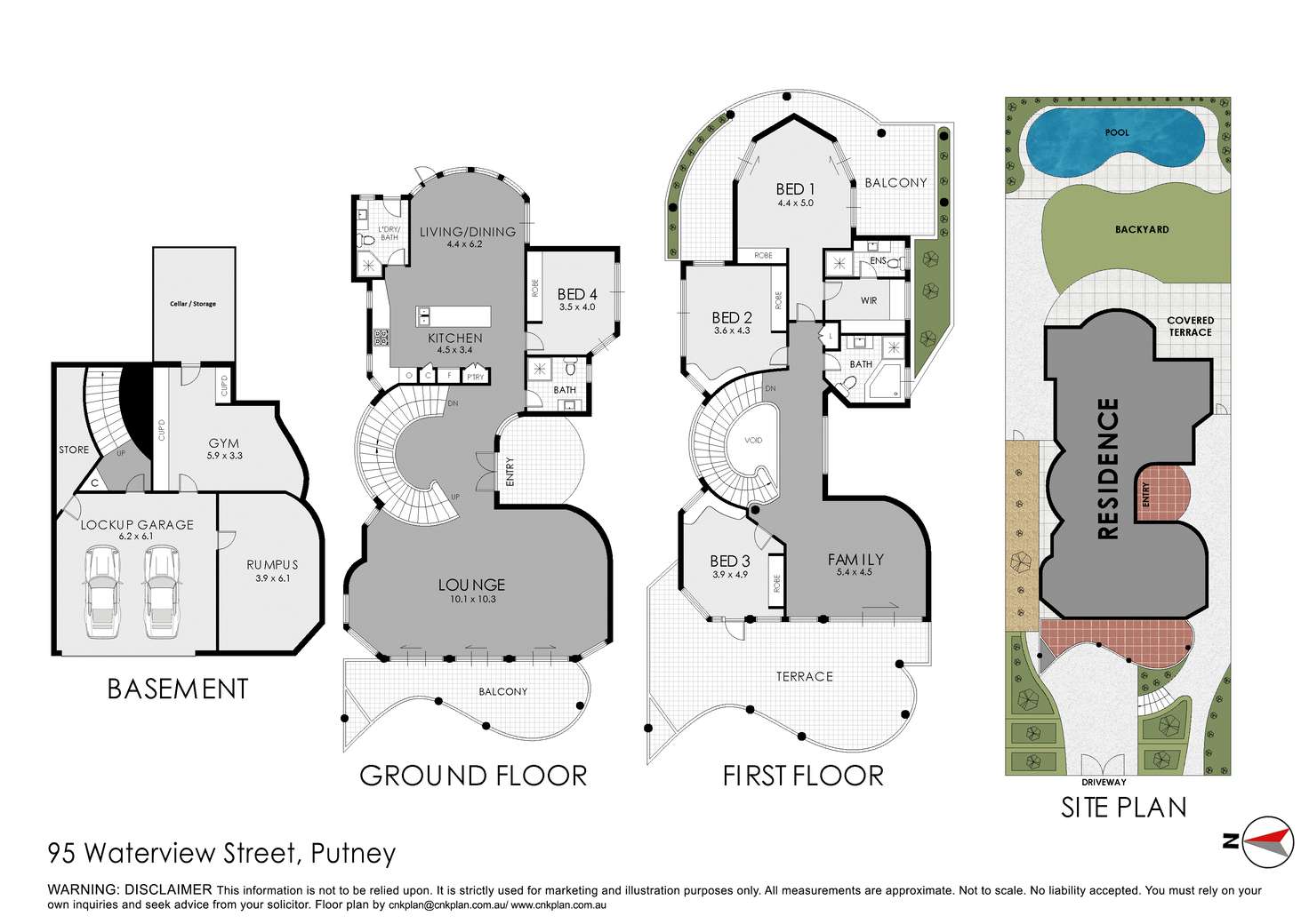 Floorplan of Homely house listing, 95 Waterview Street, Putney NSW 2112