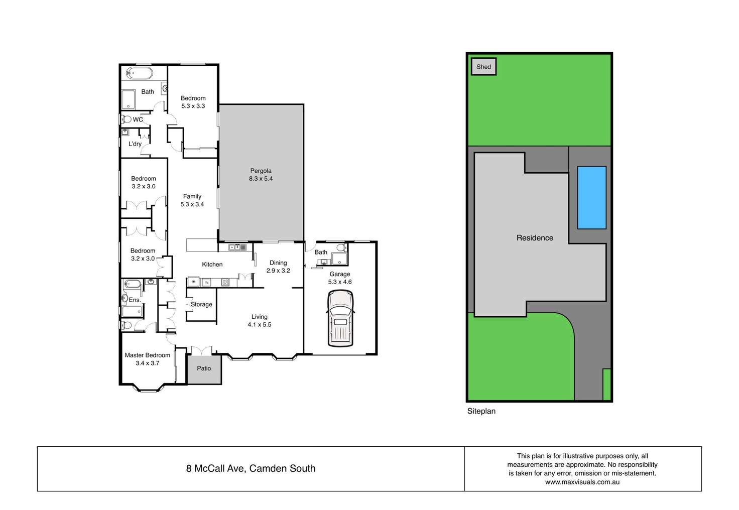 Floorplan of Homely house listing, 8 Mccall Avenue, Camden South NSW 2570