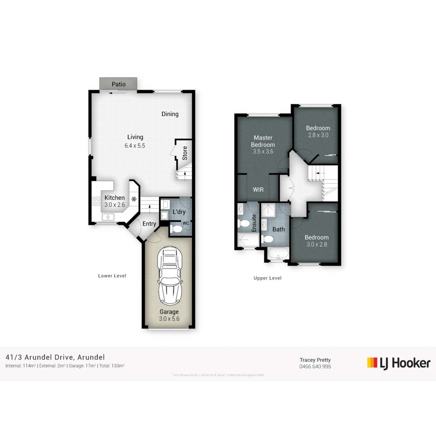 Floorplan of Homely townhouse listing, 41/3 Arundel Drive, Arundel QLD 4214