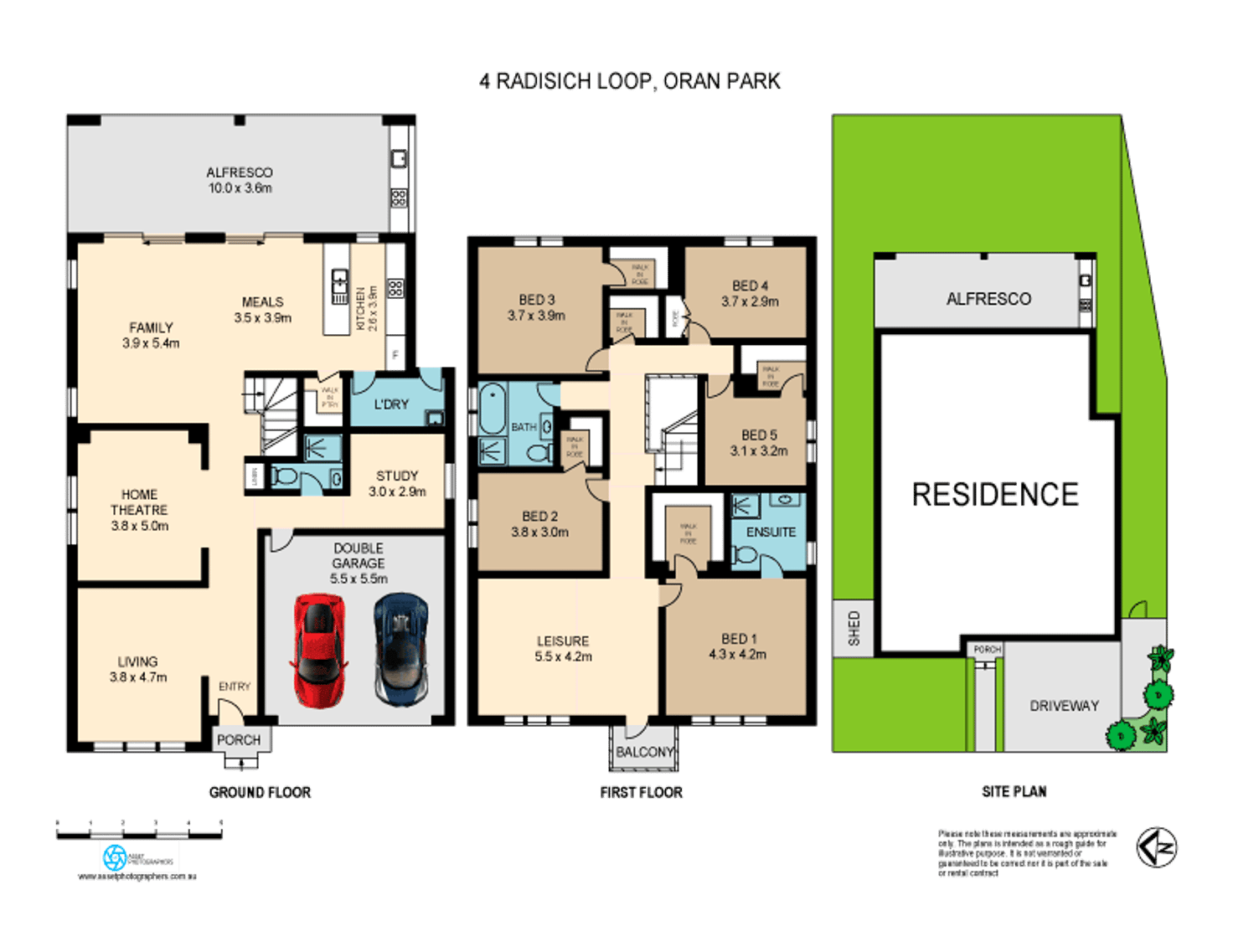 Floorplan of Homely house listing, 4 Radisich Loop, Oran Park NSW 2570