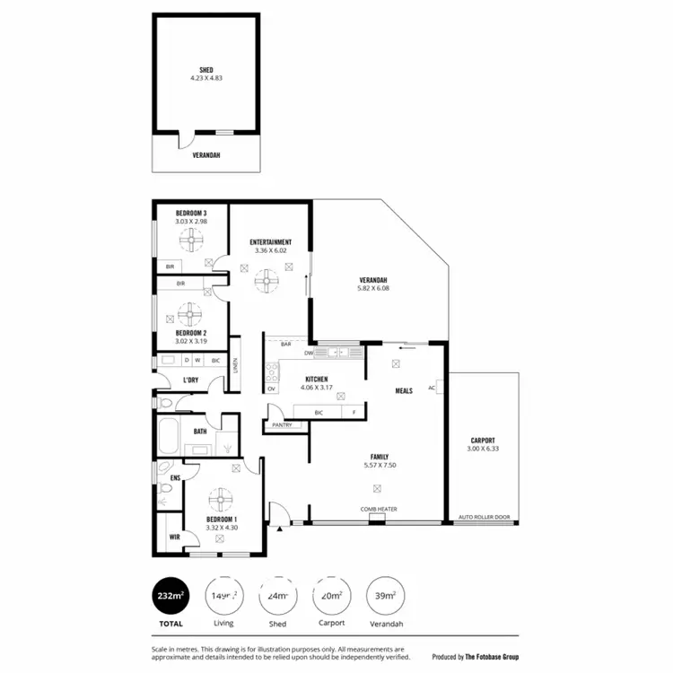 Floorplan of Homely house listing, 4 Highfield Drive, Tea Tree Gully SA 5091