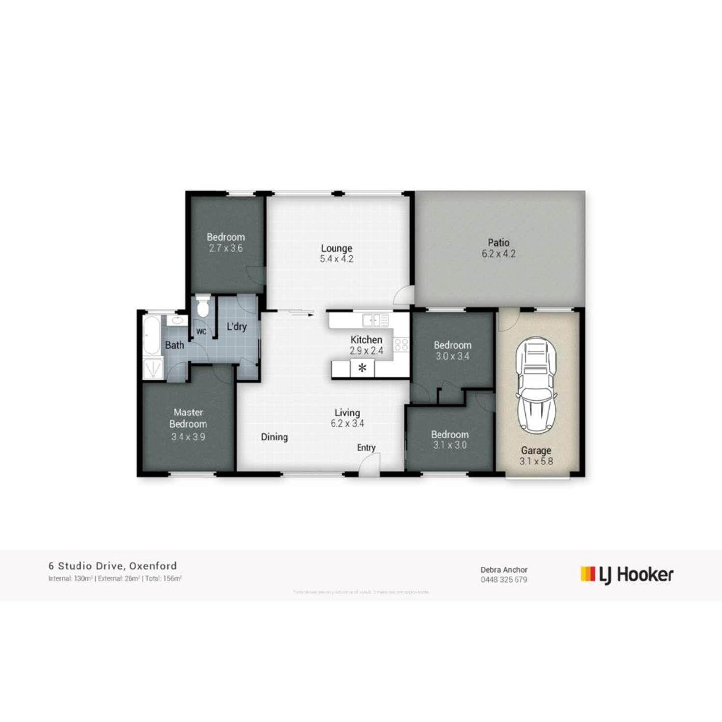 Floorplan of Homely house listing, 6 Studio Drive, Oxenford QLD 4210