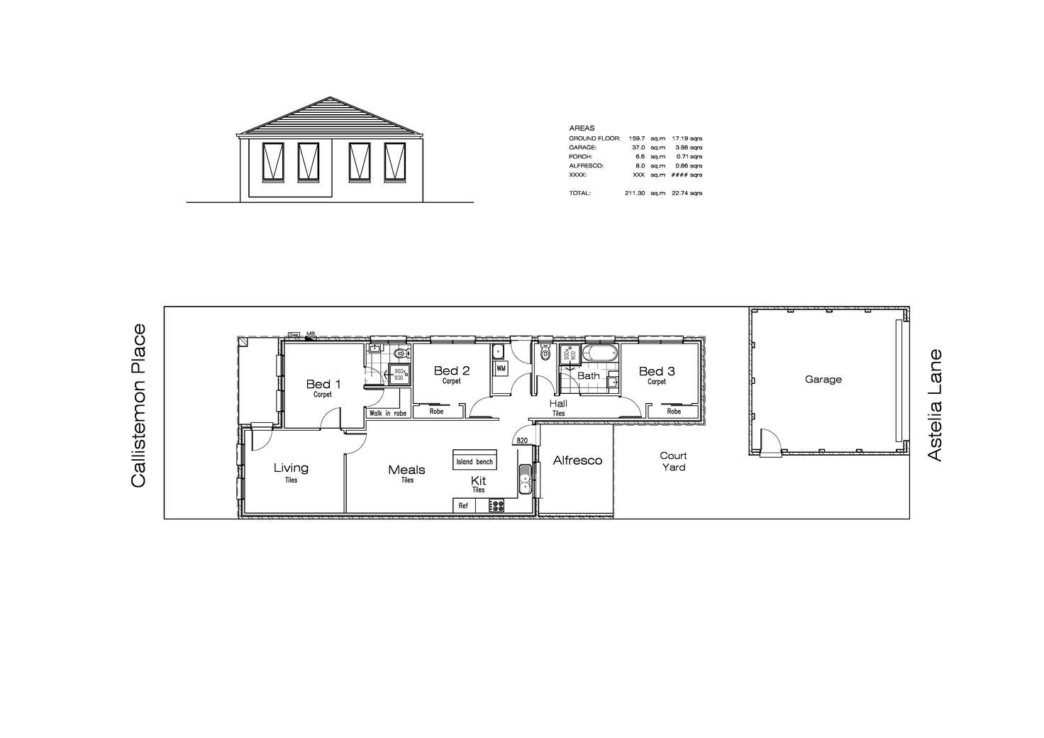Floorplan of Homely house listing, 3 Callistemon Place, Wallan VIC 3756