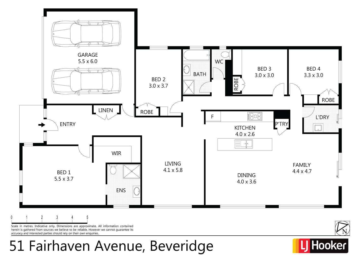 Floorplan of Homely house listing, 51 Fairhaven Avenue, Beveridge VIC 3753