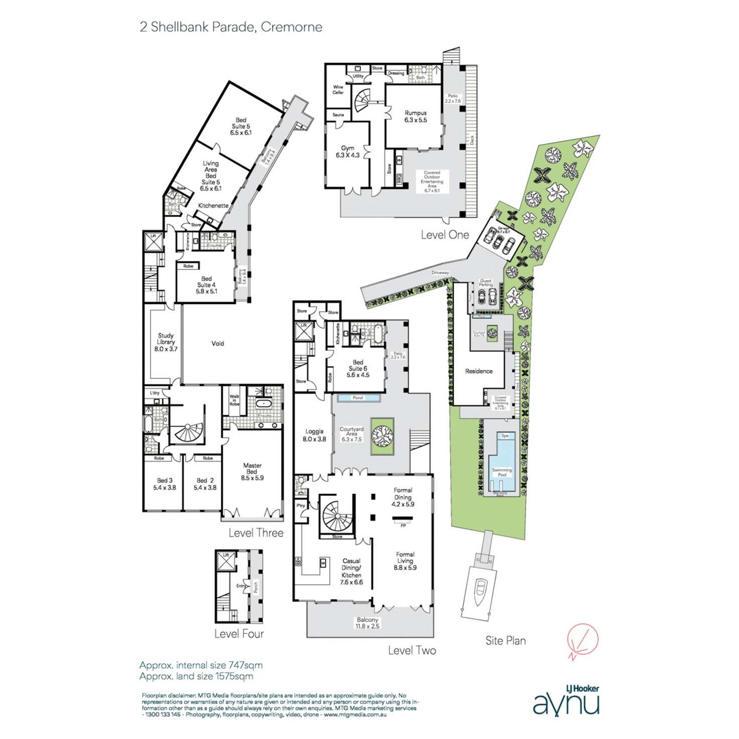 Floorplan of Homely house listing, 2 Shellbank Parade, Cremorne NSW 2090