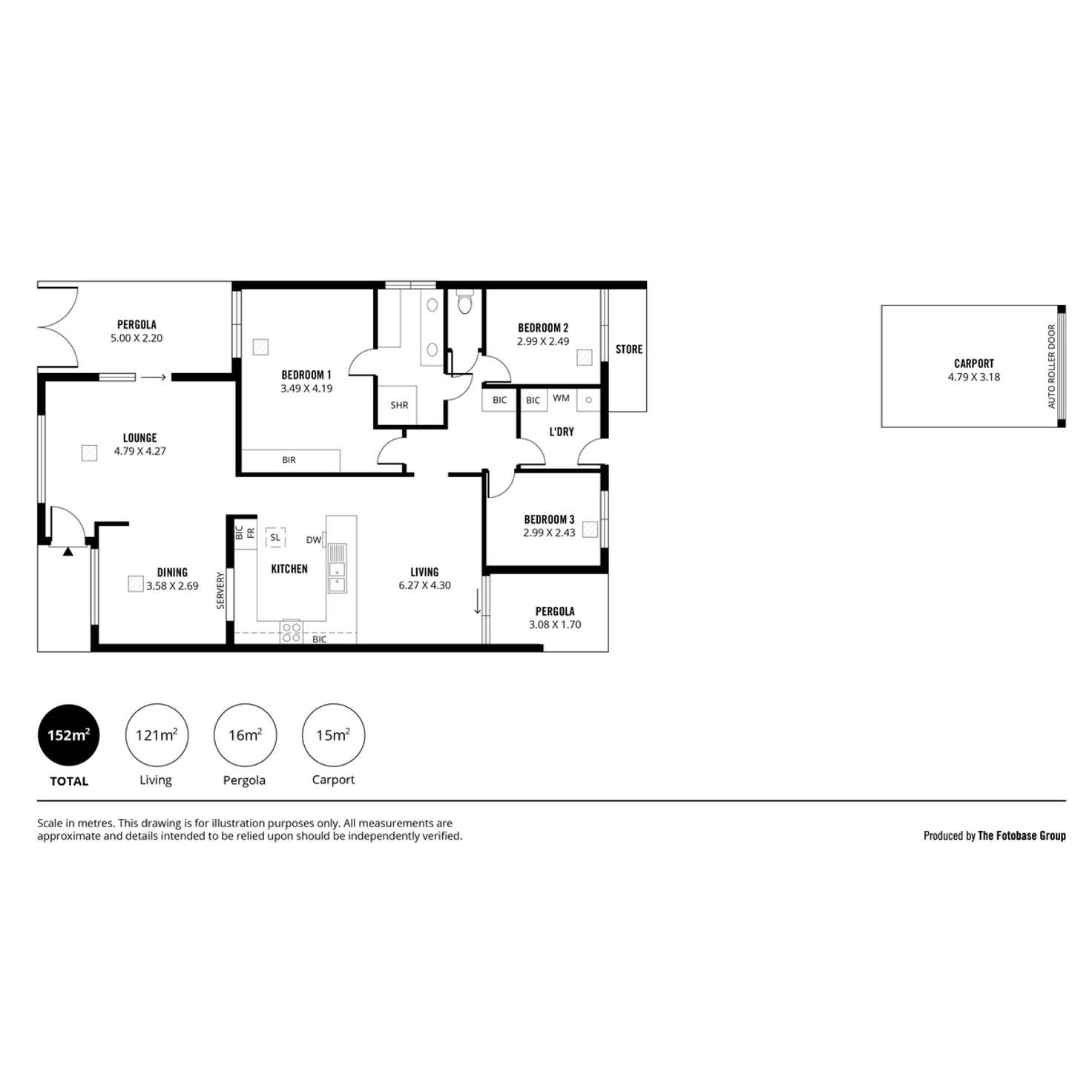 Floorplan of Homely house listing, 6/45 Falie Drive, North Haven SA 5018