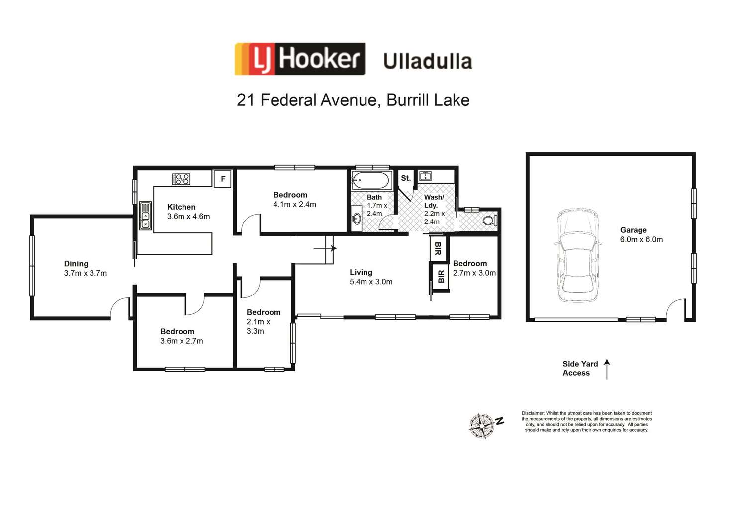 Floorplan of Homely house listing, 21 Federal Avenue, Burrill Lake NSW 2539