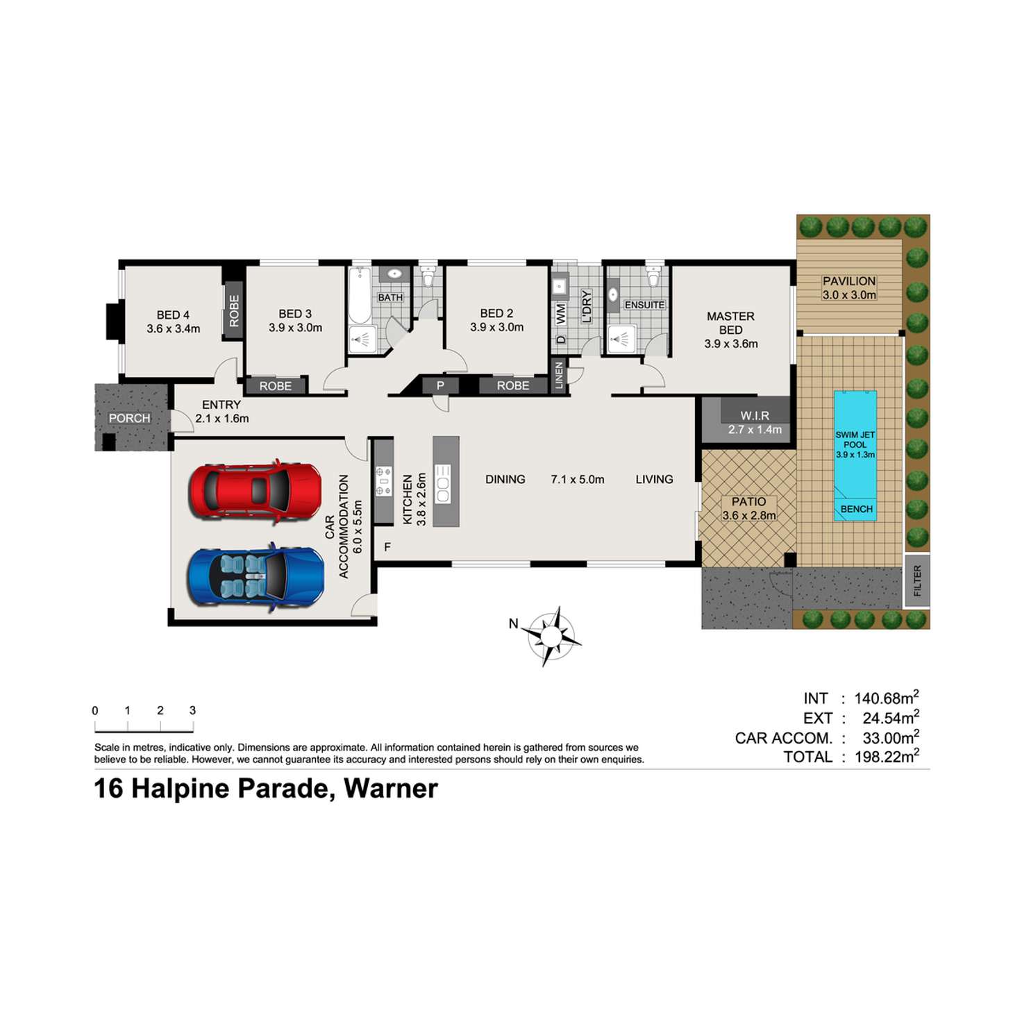 Floorplan of Homely house listing, 16 Halpine Parade, Warner QLD 4500