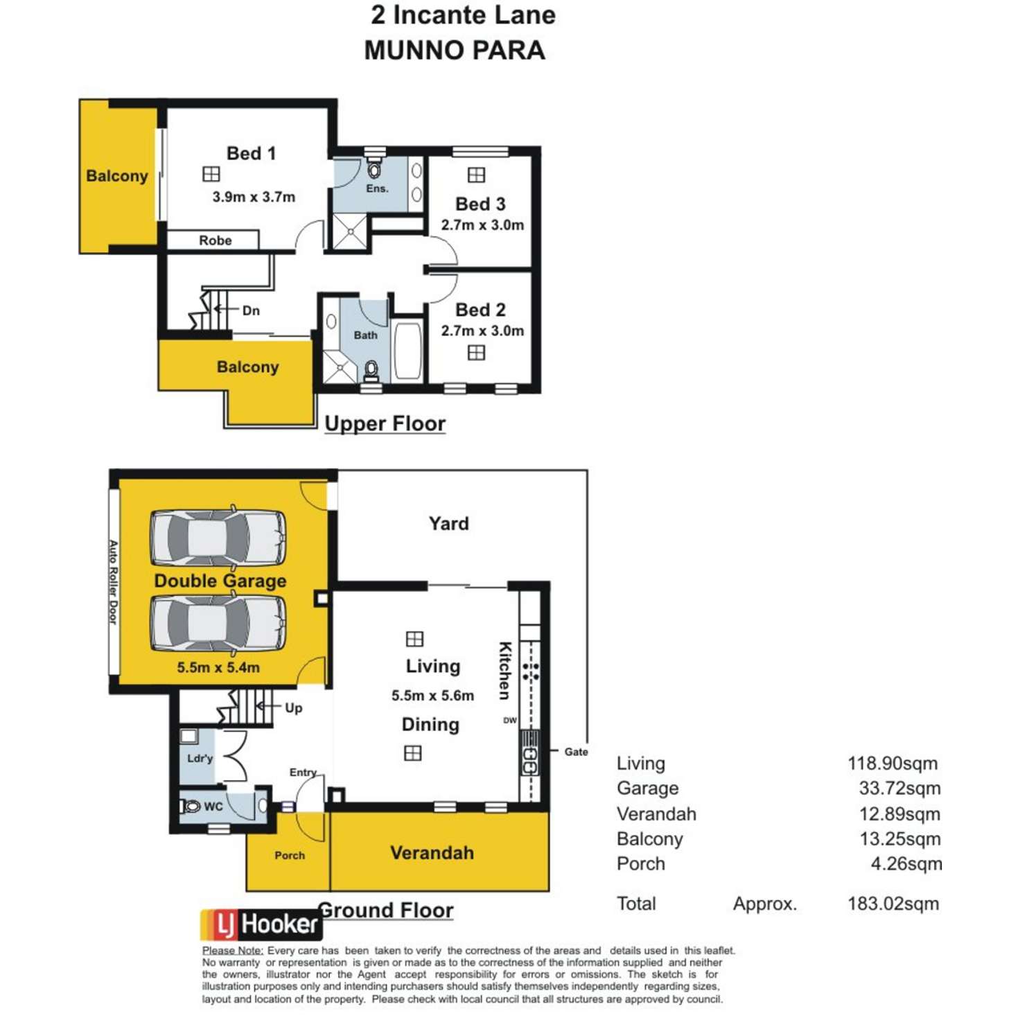 Floorplan of Homely house listing, 2 Incante Lane, Munno Para SA 5115