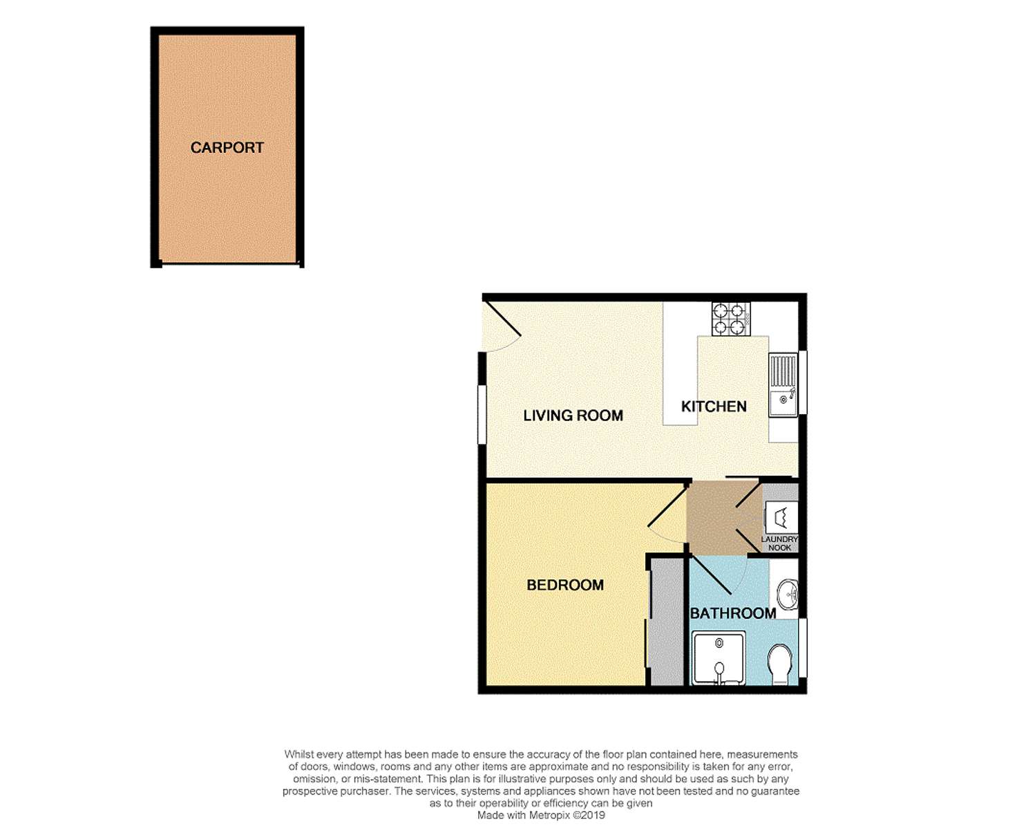 Floorplan of Homely apartment listing, 2/28 Railway Road, New Lambton NSW 2305