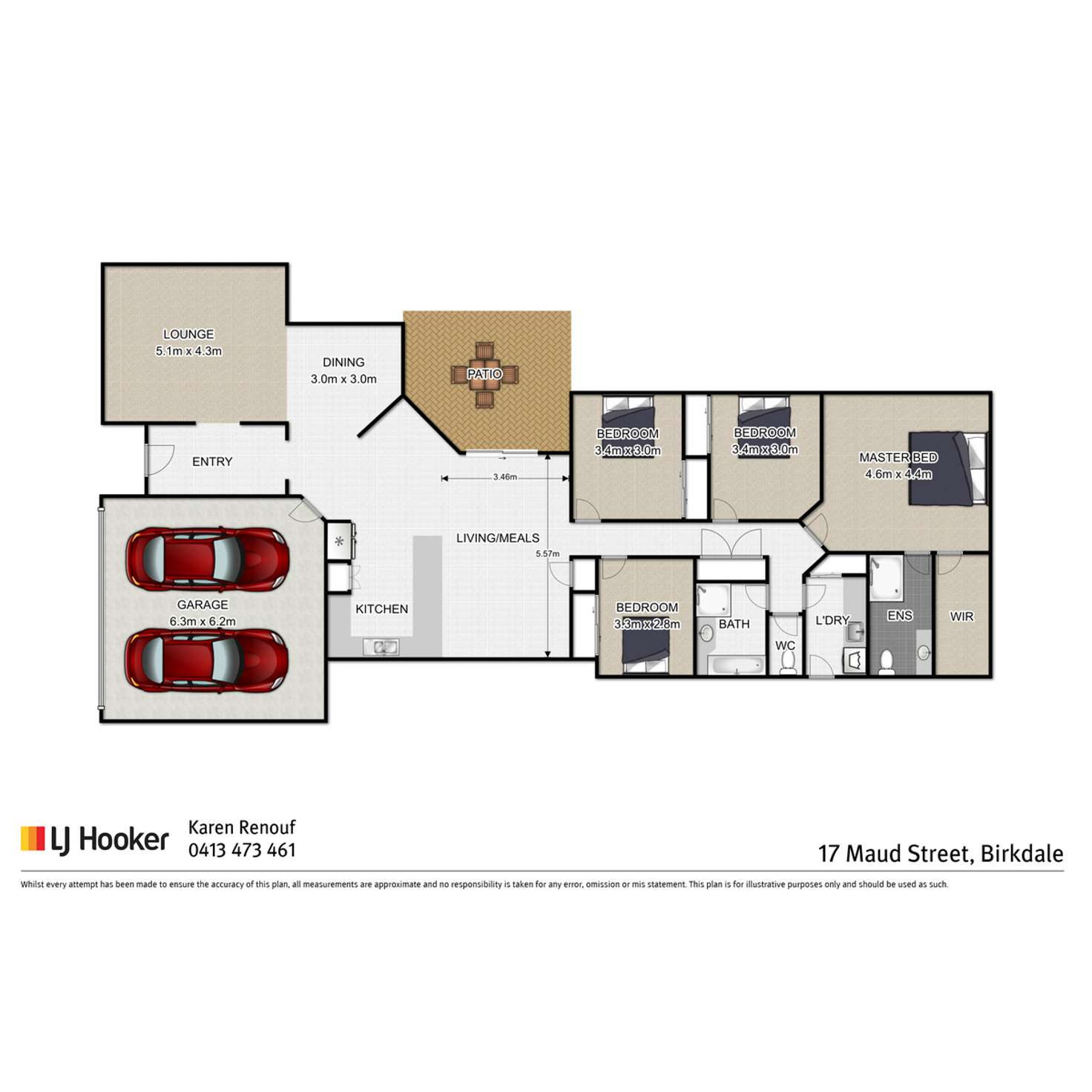 Floorplan of Homely house listing, 17 Maud Street, Birkdale QLD 4159