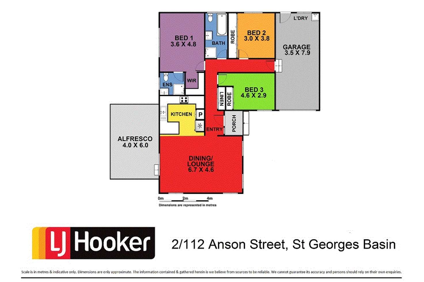 Floorplan of Homely villa listing, 2/112 Anson Street, St Georges Basin NSW 2540