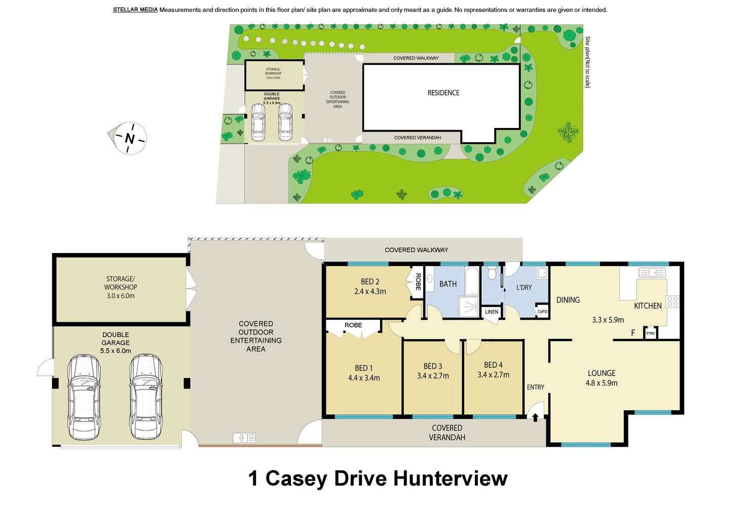 Floorplan of Homely house listing, 1 Casey Drive, Singleton NSW 2330