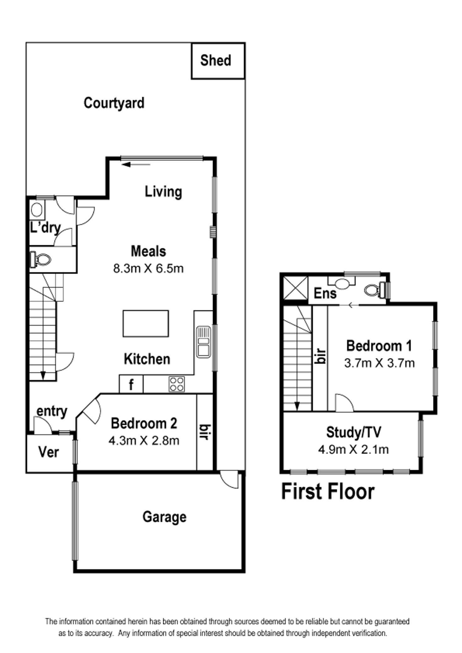 Floorplan of Homely townhouse listing, 4/12 Blair Street, Broadmeadows VIC 3047