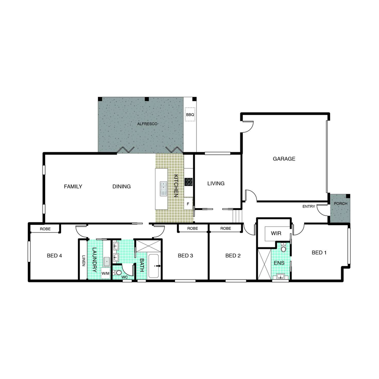 Floorplan of Homely house listing, 30 Bronhill Street, Moncrieff ACT 2914